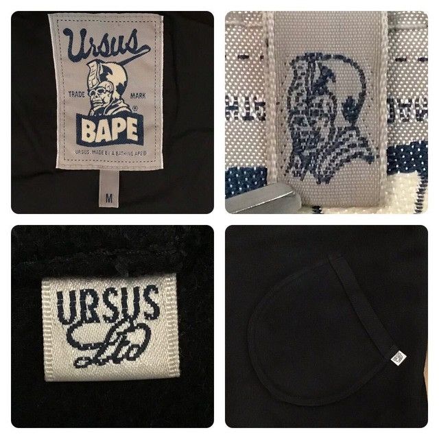 Bape × Nigo URSUS BAPE Melton Varsity Jacket a bathing ape NIGO Size US M / EU 48-50 / 2 - 8 Thumbnail