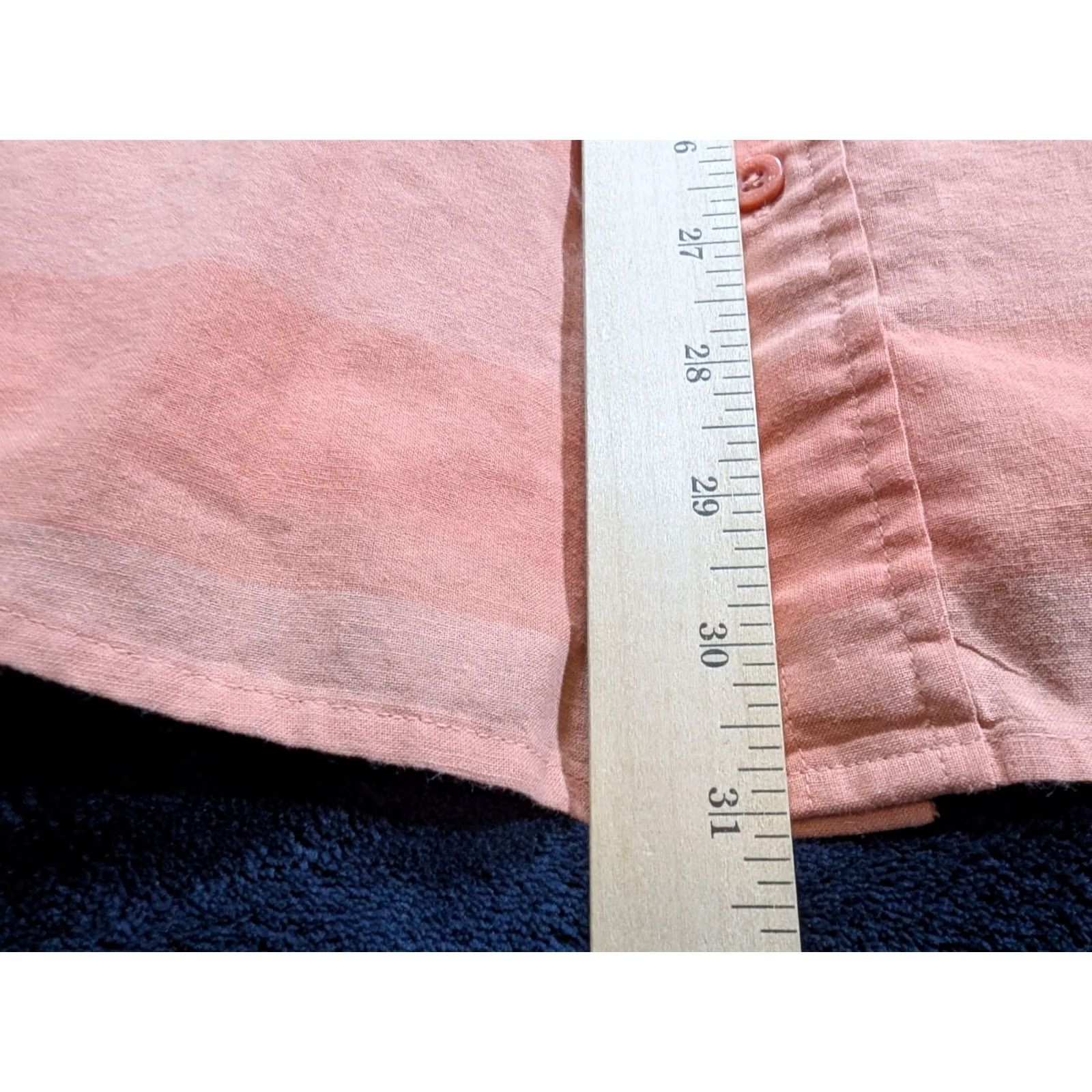 Patagonia Patagonia Puckerwear Button-Up Shirt Mens XL Pink Stripe Organic Cotton Casual Size US XL / EU 56 / 4 - 7 Thumbnail