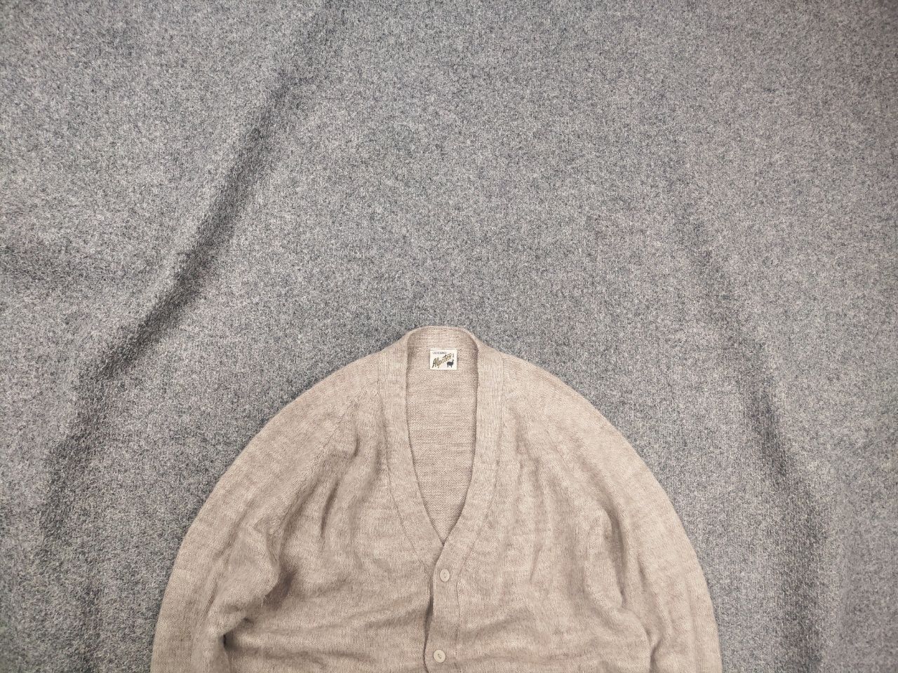 Vintage Vintage 70's Alpatex Creaciones Wool Button Cardigan Sweater Size US L / EU 52-54 / 3 - 1 Thumbnail