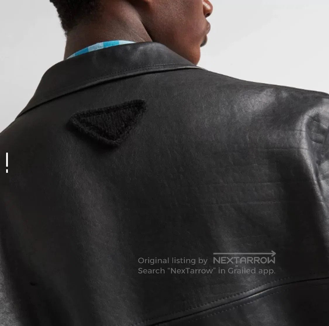Prada Prada Blazer-Style Leather Jacket. Size US S / EU 44-46 / 1 - 6 Thumbnail