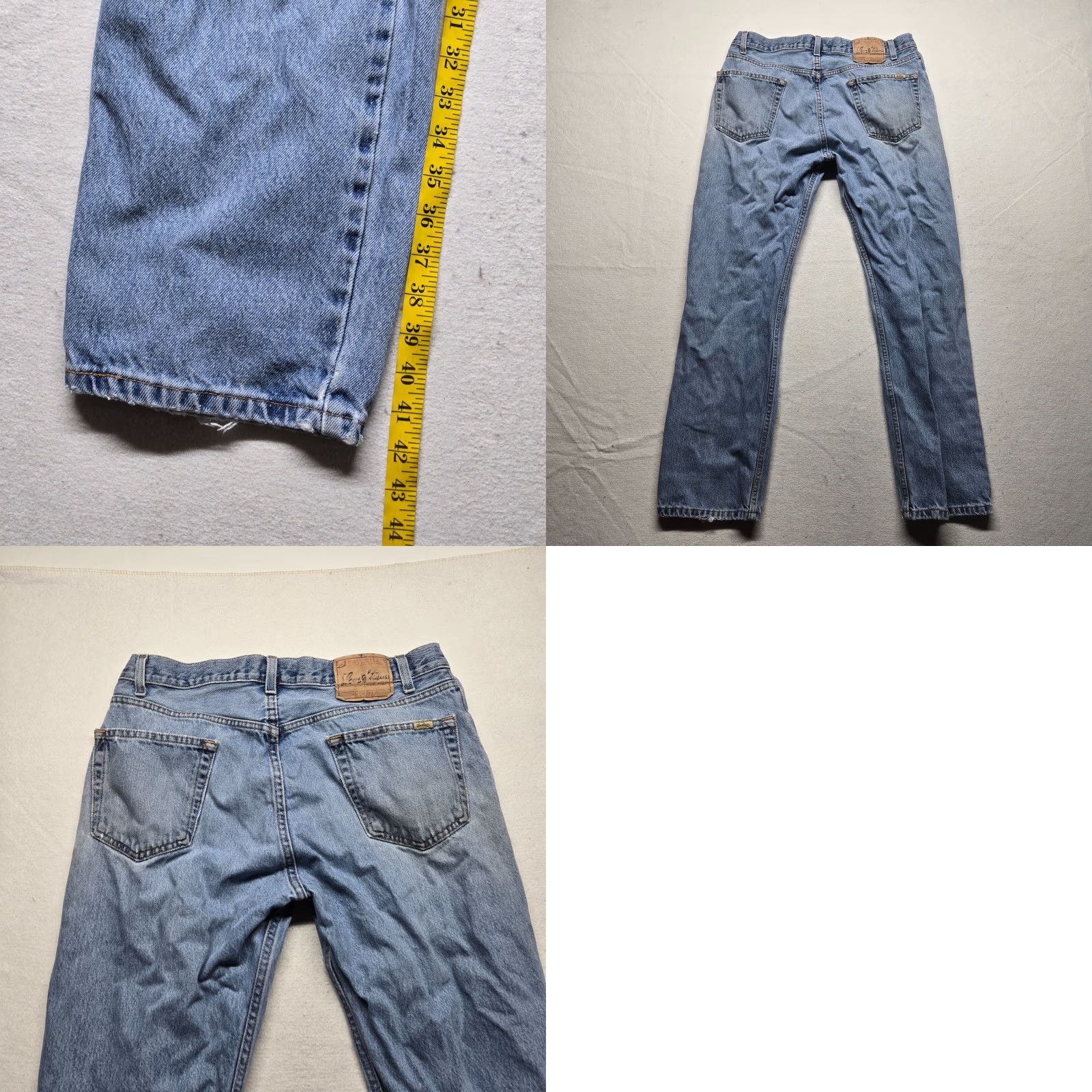 Levi's VINTAGE Levi's Jeans Blue Regular Fit 90s Men Adult 36 x 32 Denim 5-Pocket Mens Size US 36 / EU 52 - 8 Thumbnail