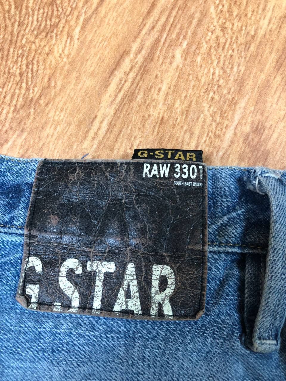 G-Star Crazy Crash Dirty Baggy Faded Jean Japan Avant Garde Style Size US 33 - 11 Thumbnail