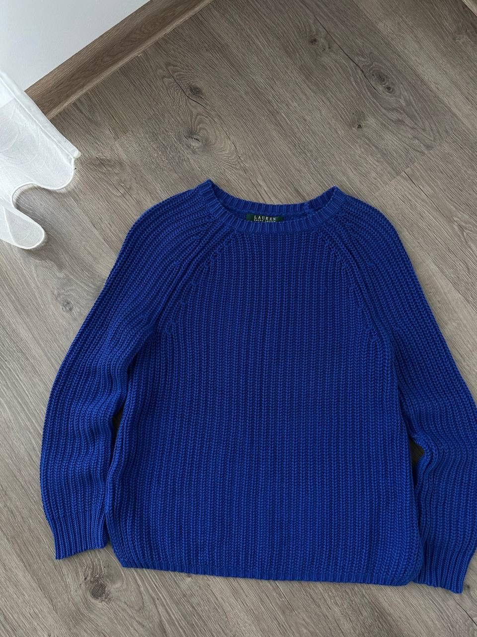 Polo Ralph Lauren × Vintage Vintage Polo Ralph Lauren Blue Ribbed Knit Sweater Size XS / US 0-2 / IT 36-38 - 5 Thumbnail