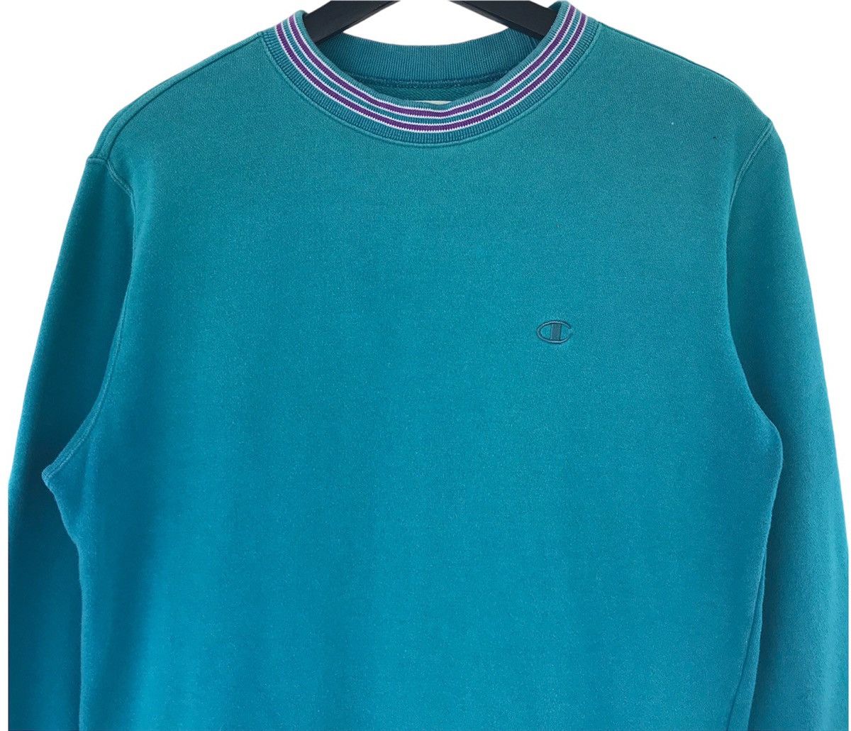 Champion × Vintage Vintage green champion crewneck sweatshirt Size US M / EU 48-50 / 2 - 2 Thumbnail