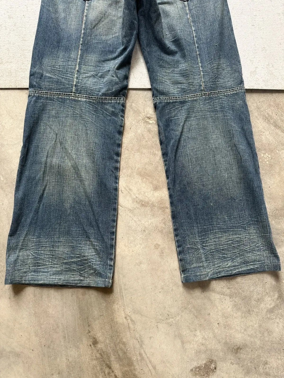 Marithe + Francois Girbaud CRAZY💥Vintage MARITHE FRANCOIS GIRBAUD Jean DoubleKnee Pants Size US 30 / EU 46 - 16 Thumbnail