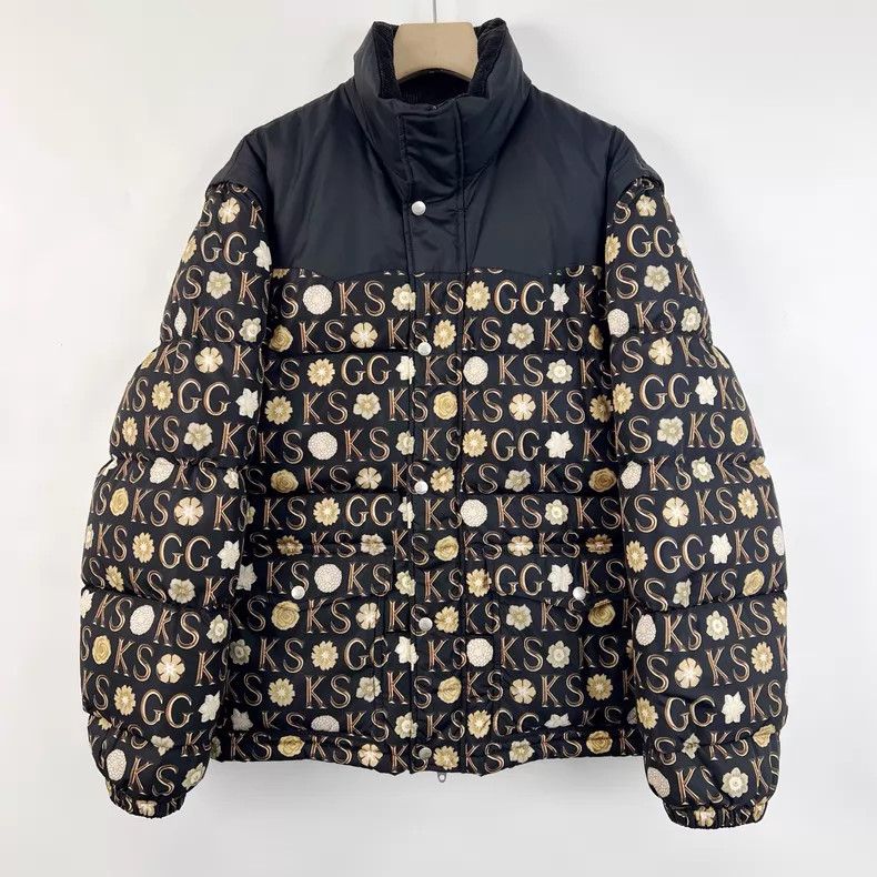 Gucci Gucci Co-branded logo full-printed corduroy lapel down jac Size US S / EU 44-46 / 1 - 1 Thumbnail