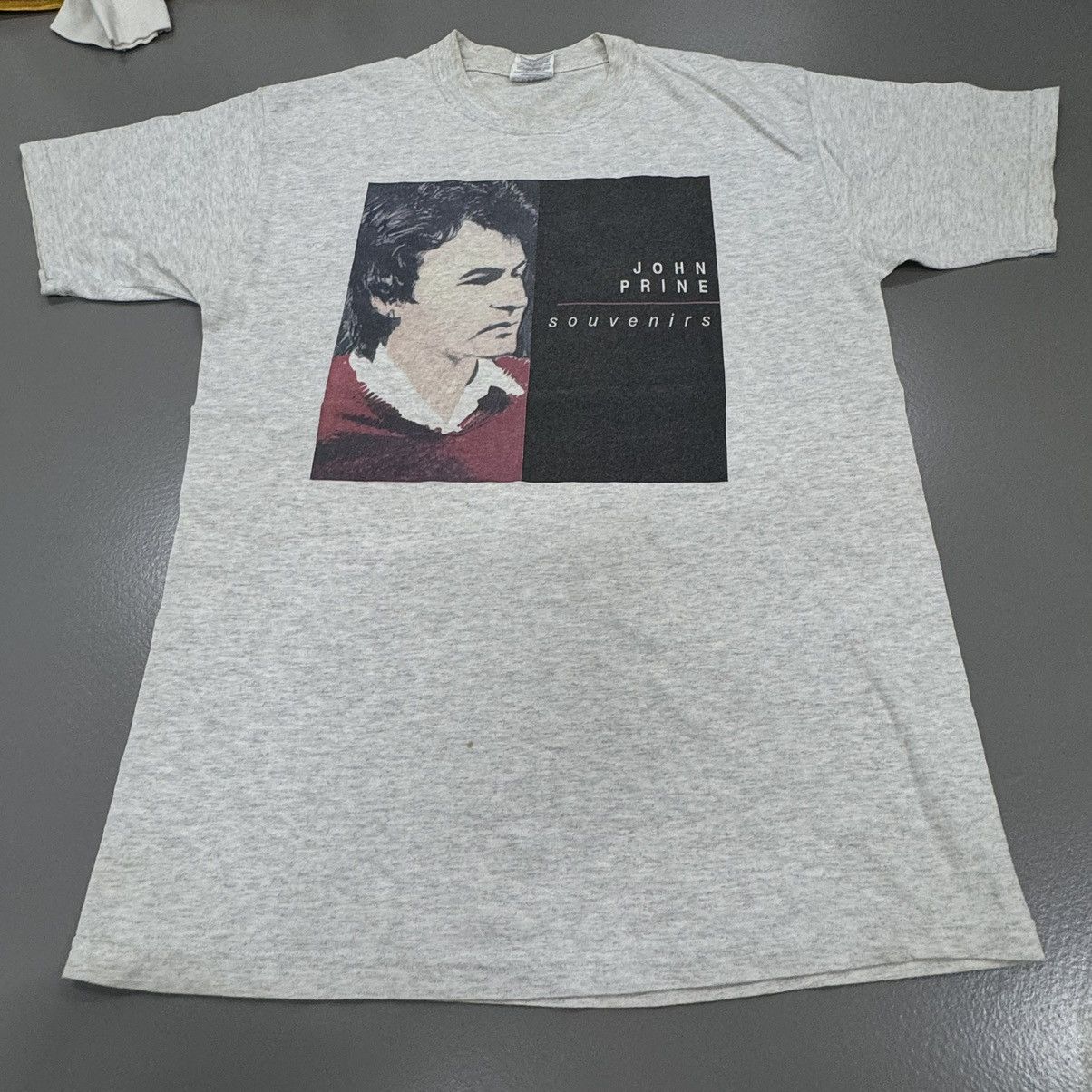 Band Tees × Vintage Vintage '00 John Prine - Souvenirs On Tour Oh Boy Records Size US L / EU 52-54 / 3 - 2 Thumbnail