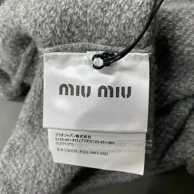 Miu Miu Miu Miu Gray Women's Pullover Sweater . Size XXS / US 00 / IT 34 - 7 Thumbnail