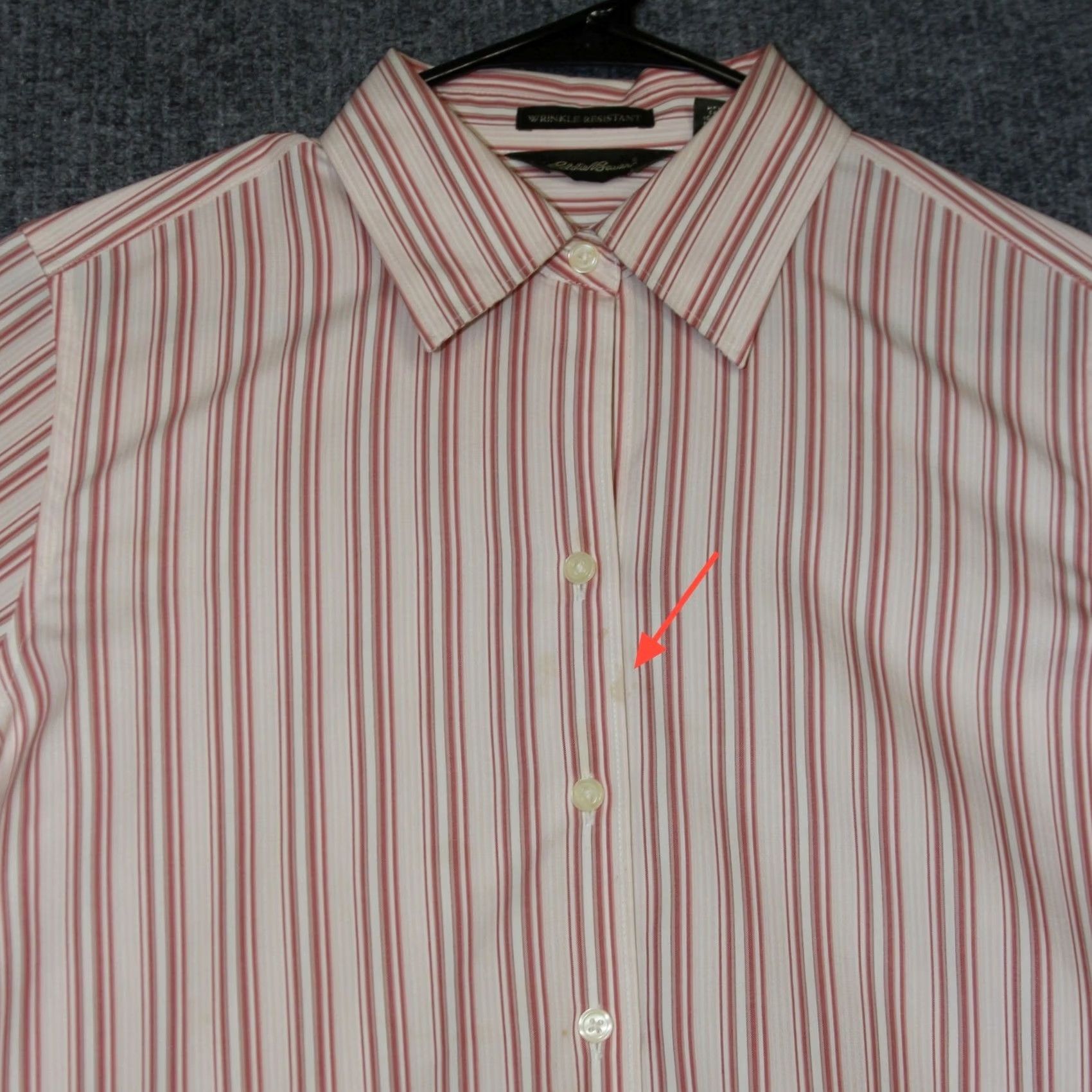 Eddie Bauer Eddie Bauer Womens Button-Up Shirt Stripe Wrinkle Resistant Non-Iron White Size M Casual Workwear Womens Mens? Size M / US 6-8 / IT 42-44 - 3 Thumbnail