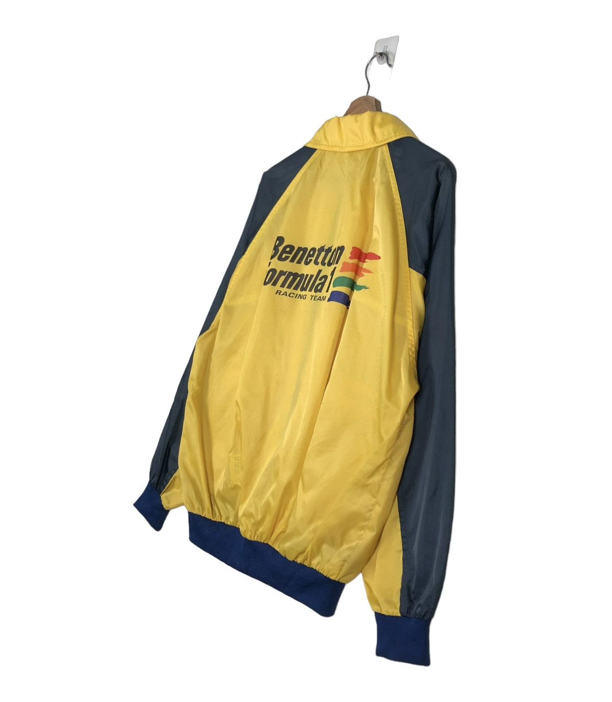 Vintage 🔥VINTAGE BOMBER JACKET BENETTON FORMULA 1 RACING TEAM Size US M / EU 48-50 / 2 - 10 Thumbnail