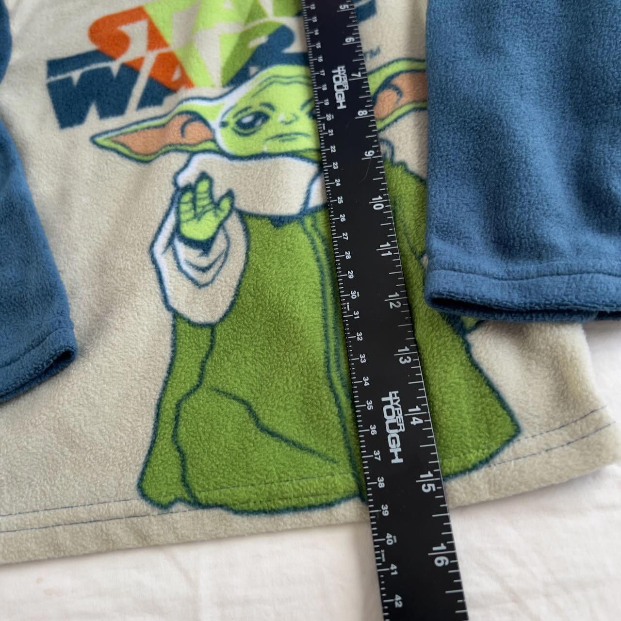 Star Wars Star Wars Baby Yoda Fleece Top Kids Size XS 4T Size US XXS / EU 40 - 3 Thumbnail