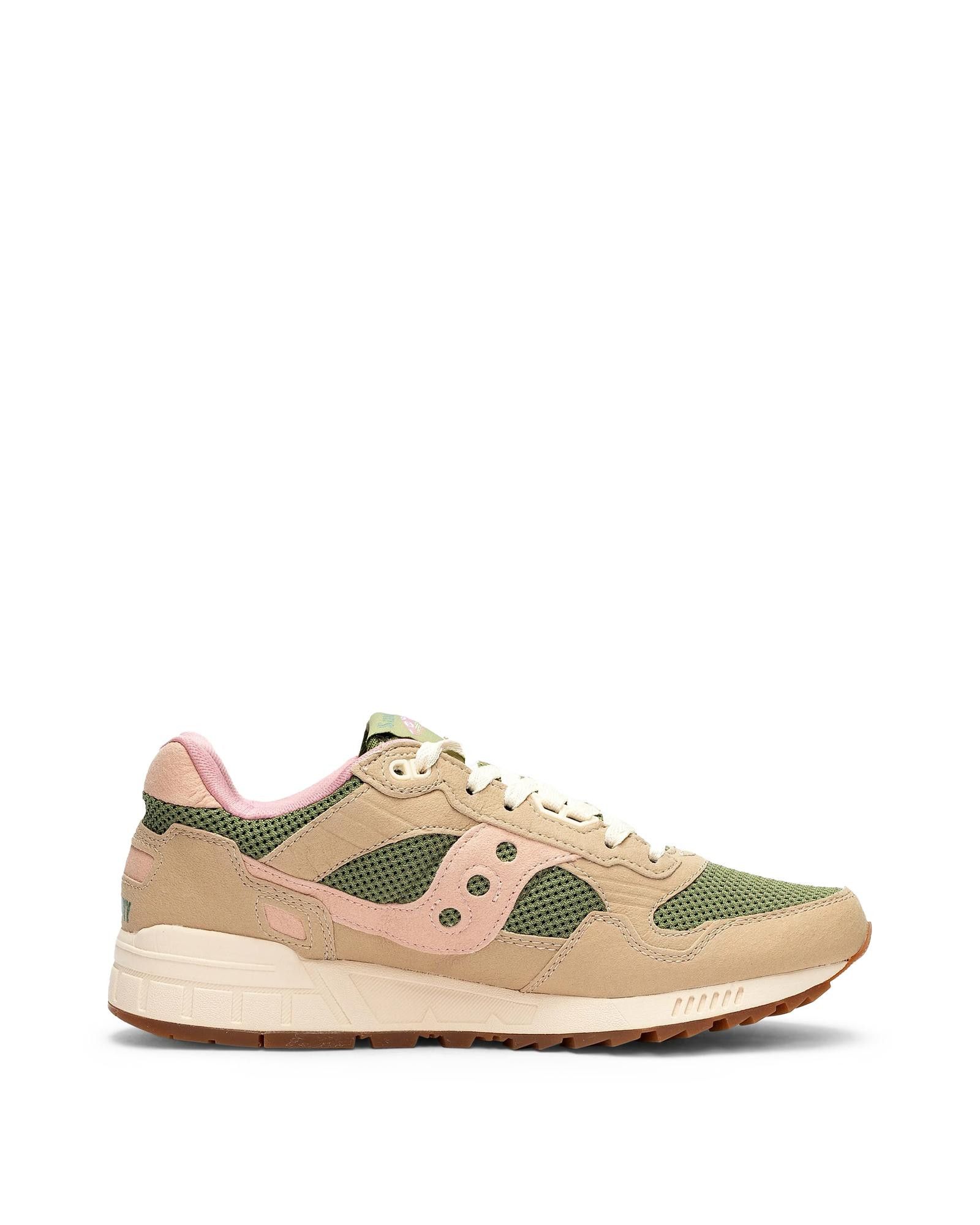 image of Saucony Fabric And Suede Sneakers With Rubber Sole in Brown, Women's (Size 7)