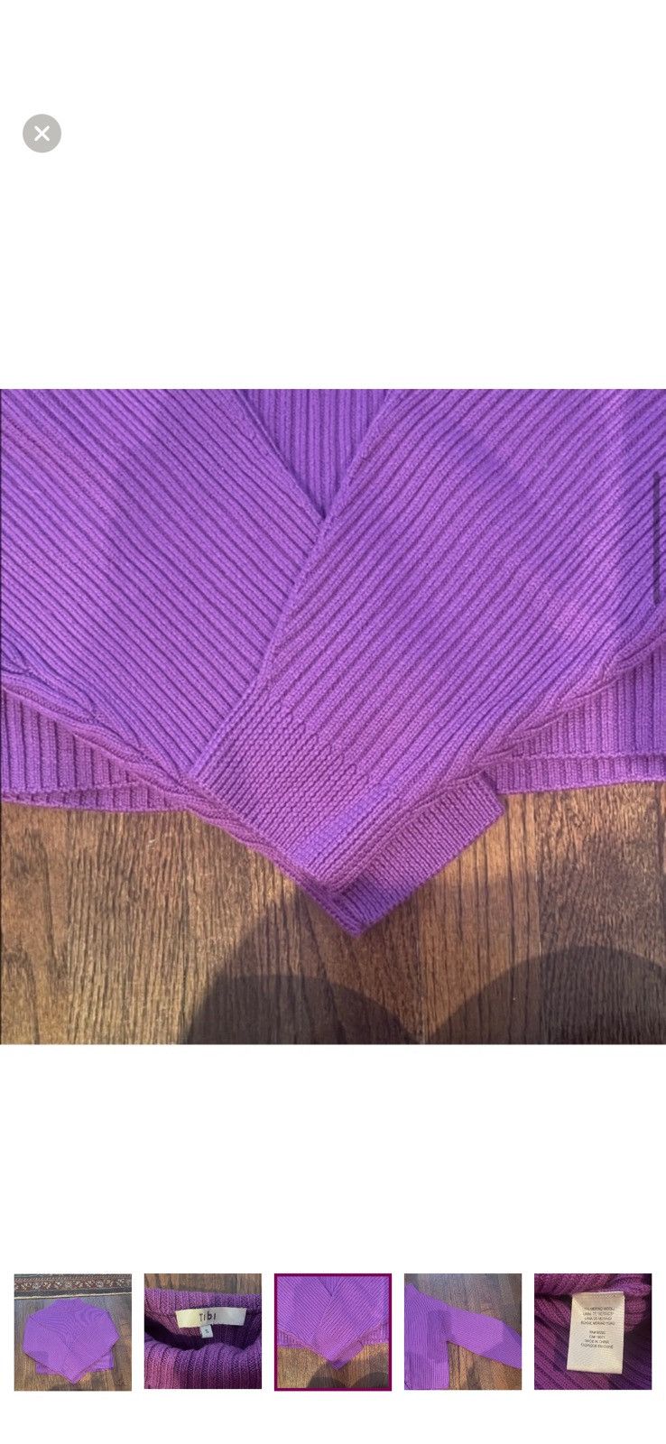 Tibi Ribbed Turtleneck Sweater Tibi Size S / US 4 / IT 40 - 4 Thumbnail
