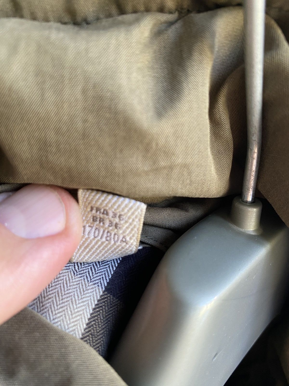 Burberry Burberry Brit Jacket Khaki Double-Breasted Belted Trench Size XS / US 0-2 / IT 36-38 - 13 Thumbnail