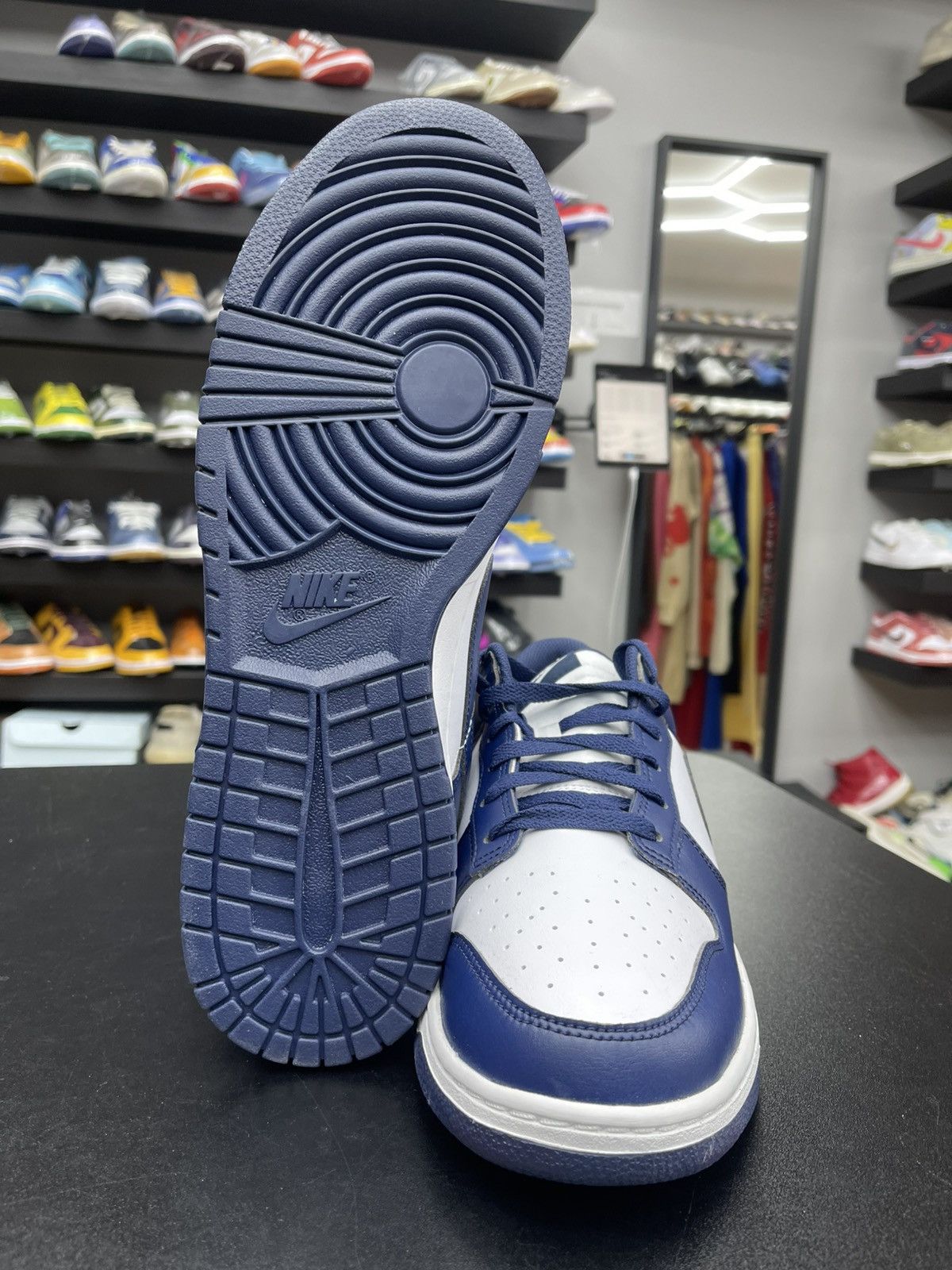 Nike Size 12 - Nike Dunk Low Midnight Navy Size US 12 / EU 45 - 8 Thumbnail
