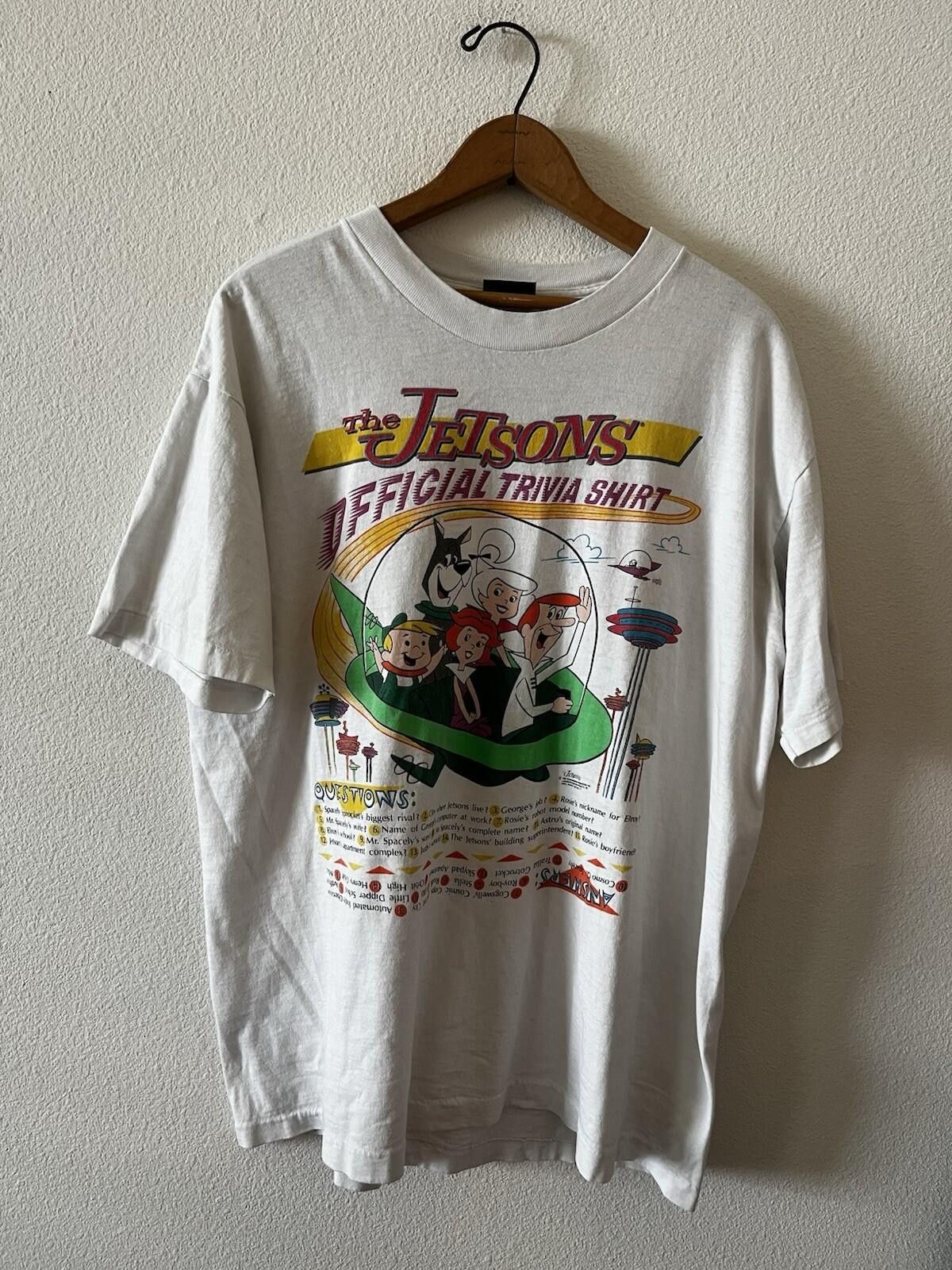 Changes Vintage The Jetsons Official Trivia Graphic T-Shirt White Size US L / EU 52-54 / 3 - 1 Thumbnail