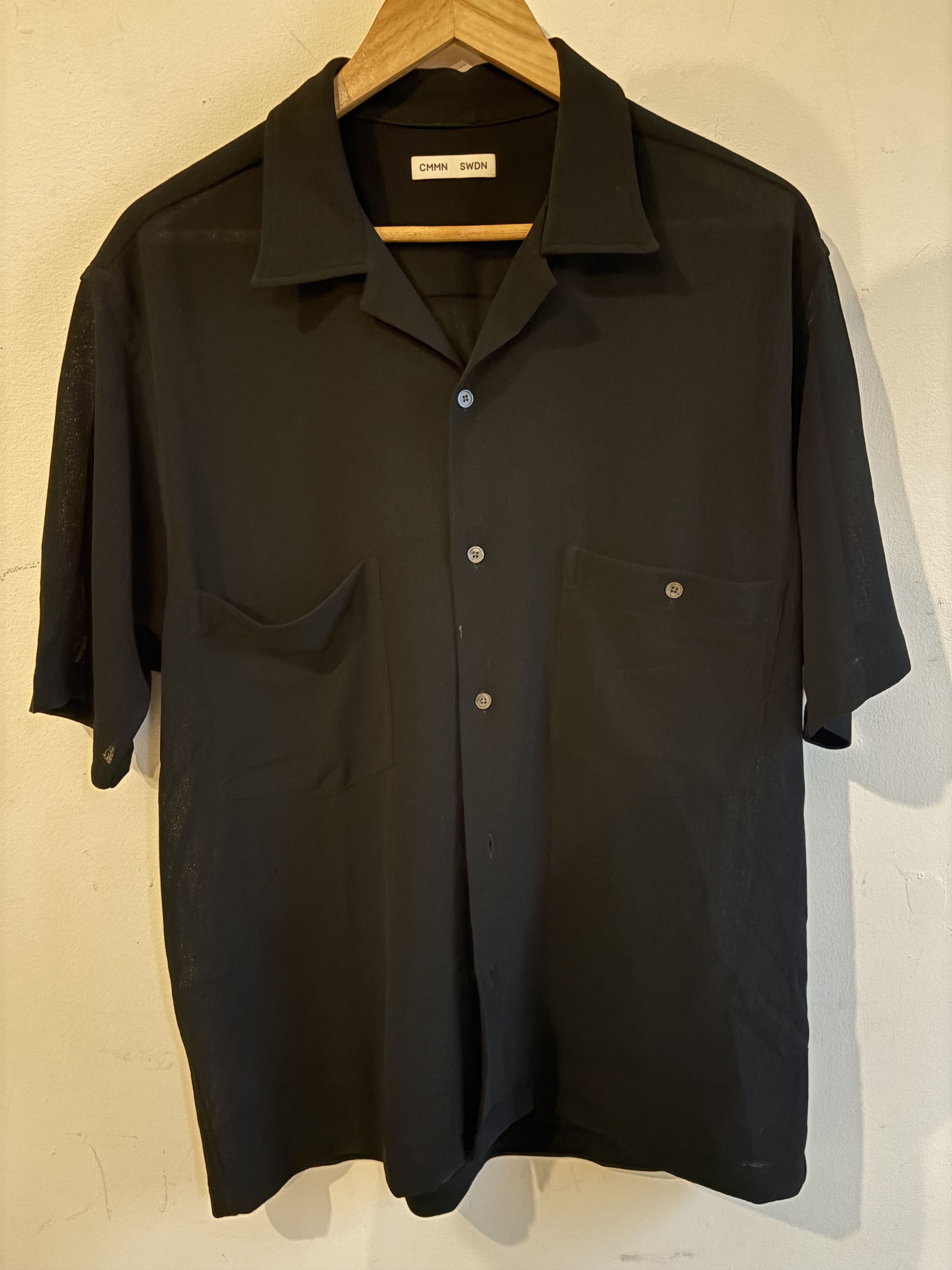 CMMN SWDN CMMN SWDN Camp Collar S/S Shirt Size US L / EU 52-54 / 3 - 3 Thumbnail