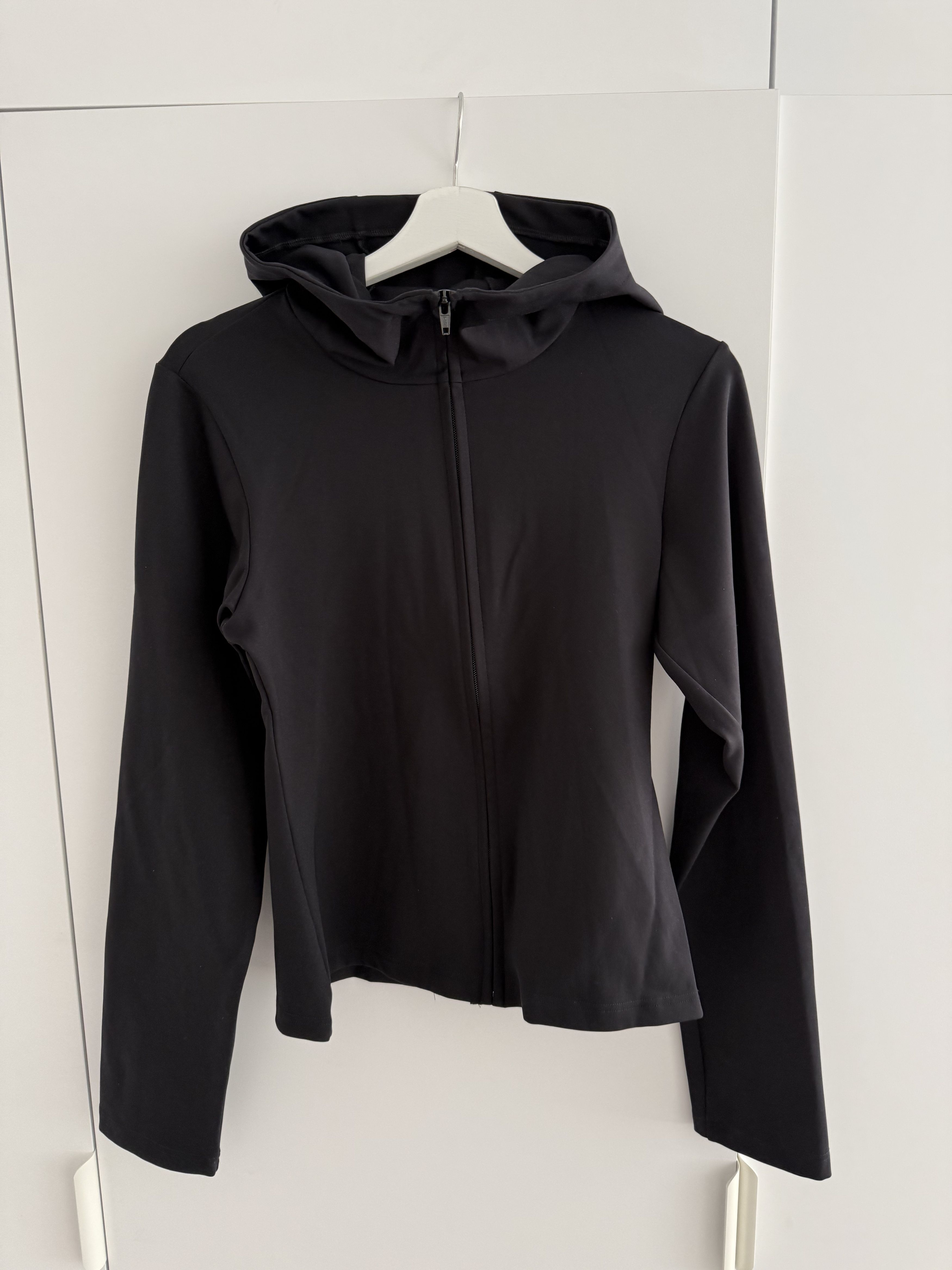 Aaron Esh Black Zip-Up Hoodie