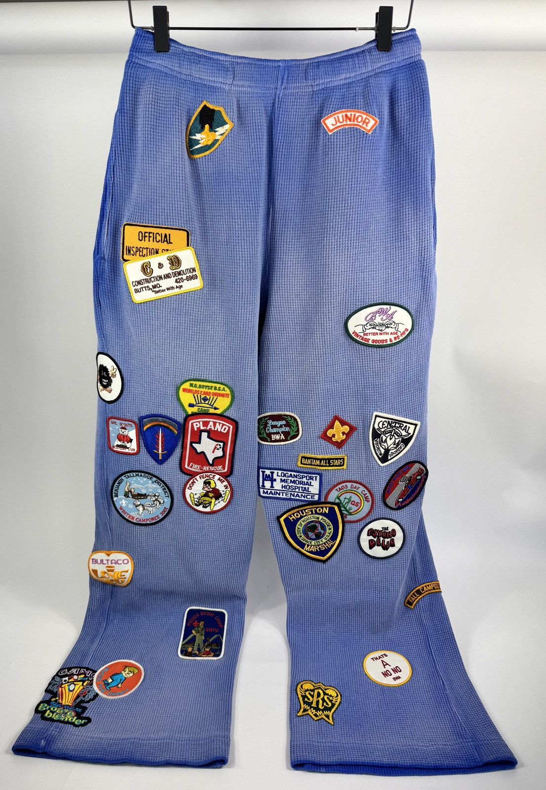 Better With Age RICKY PATCH WORK WAFFLE SWEATPANTS Size US 36 / EU 52 - 1 Thumbnail