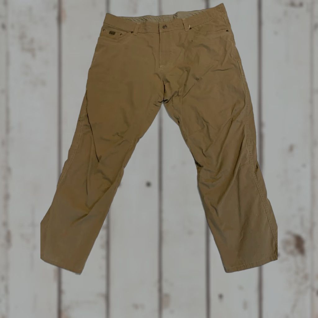 Vintage Kuhl Rydr Pants Mens 40x30 Brown Utility Work Hiking Jeans Size US 40 / EU 56 - 1 Thumbnail