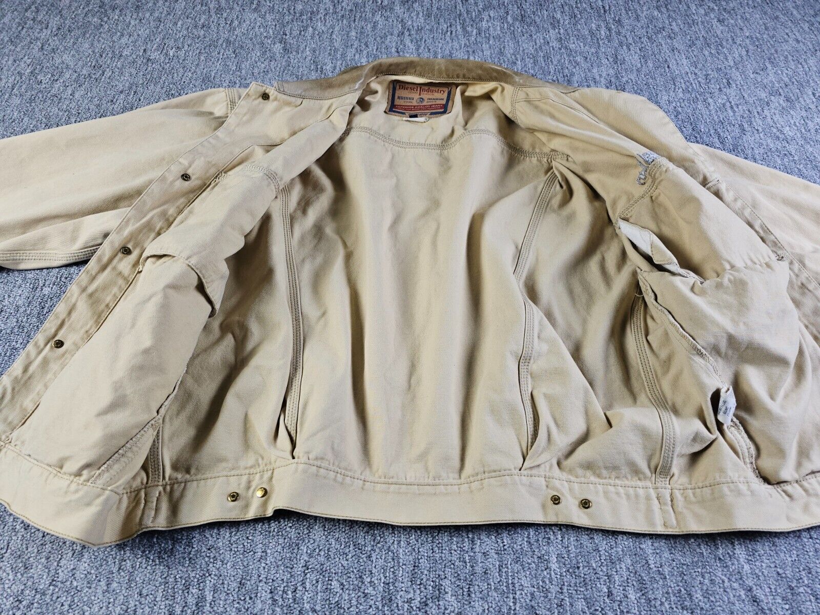 Diesel Vintage 90s Diesel Denver Jacket Leather Made in Italy L Size US L / EU 52-54 / 3 - 7 Thumbnail
