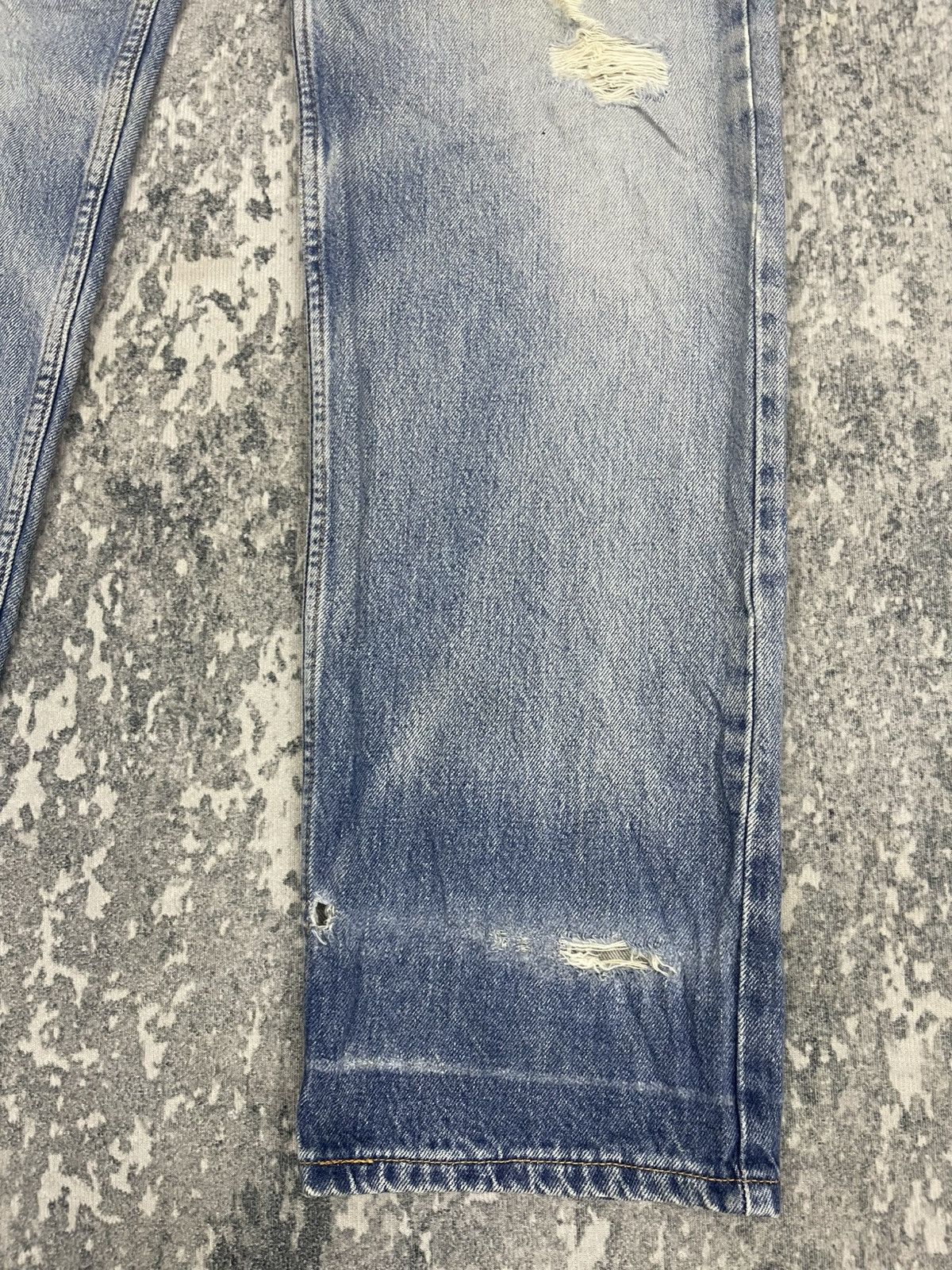 Levi's Vintage 90s Levi’s 613 Orange Tab Distressed Denim Size US 29 - 3 Thumbnail