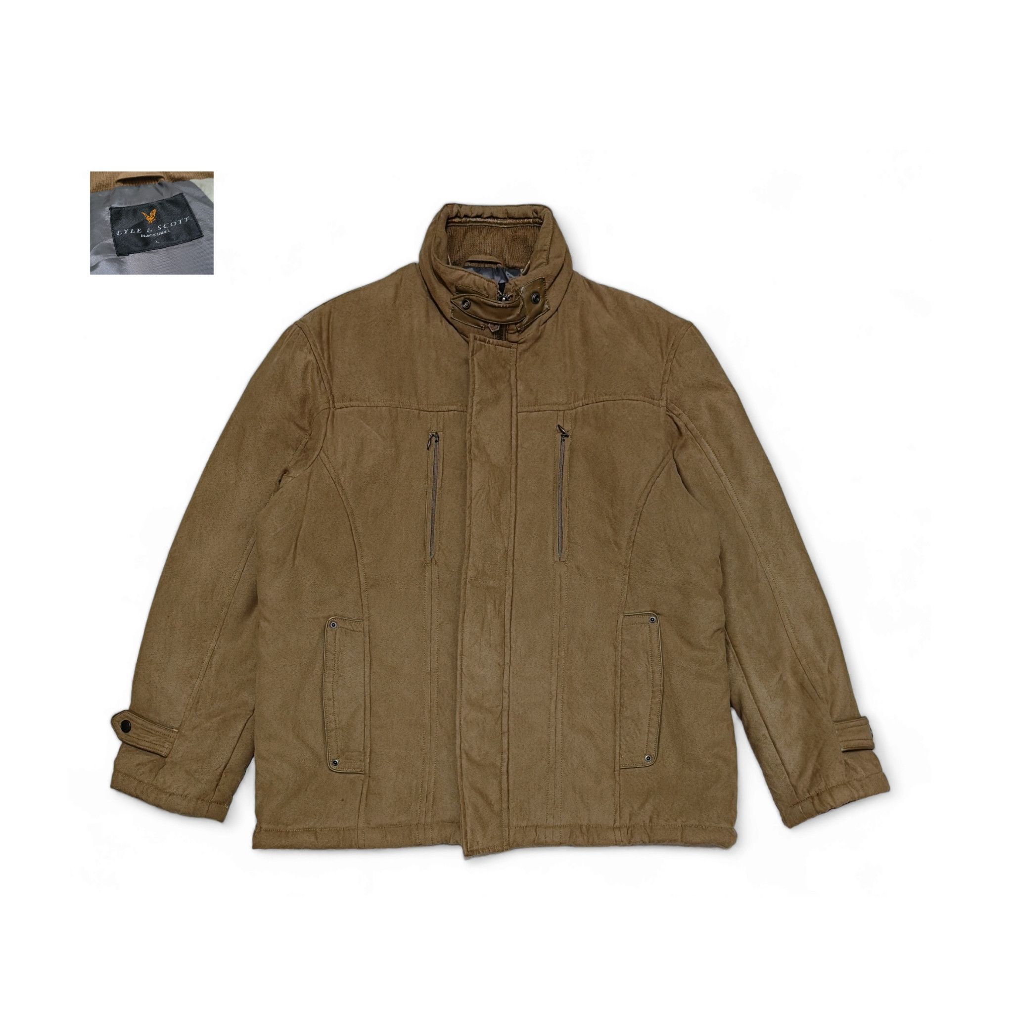 Lyle & Scott Vintage Lyle & Scott Black Label Traveler Business Jacket Size US L / EU 52-54 / 3 - 1 Thumbnail