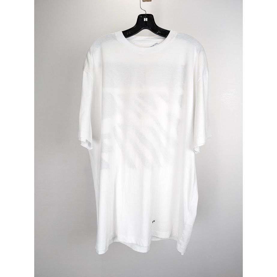 Off-White o1rshd1 Scribble Diag Over S/S Tee in White/Black Size US M / EU 48-50 / 2 - 2 Thumbnail