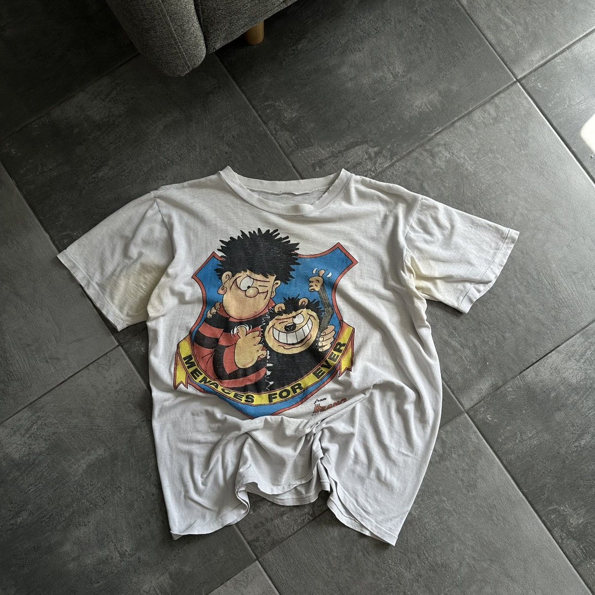 Designer × Vintage VTG Menaces For Ever From The Beano 1987 Single stitch Tee Size US M / EU 48-50 / 2 - 6 Thumbnail