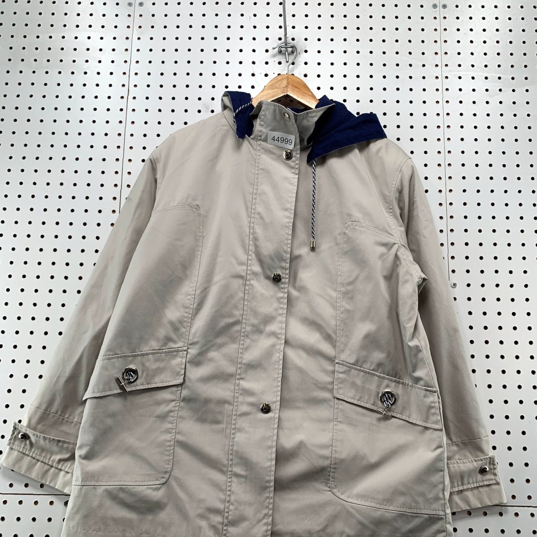 Mackintosh Mackintosh Rain Jacket Womens Large Beige Hooded Lightweight Jacket - Womens, Mackintosh, Rain Coat, Hooded, Lightweight, Beige, Size L Size L / US 10 / IT 46 - 2 Thumbnail