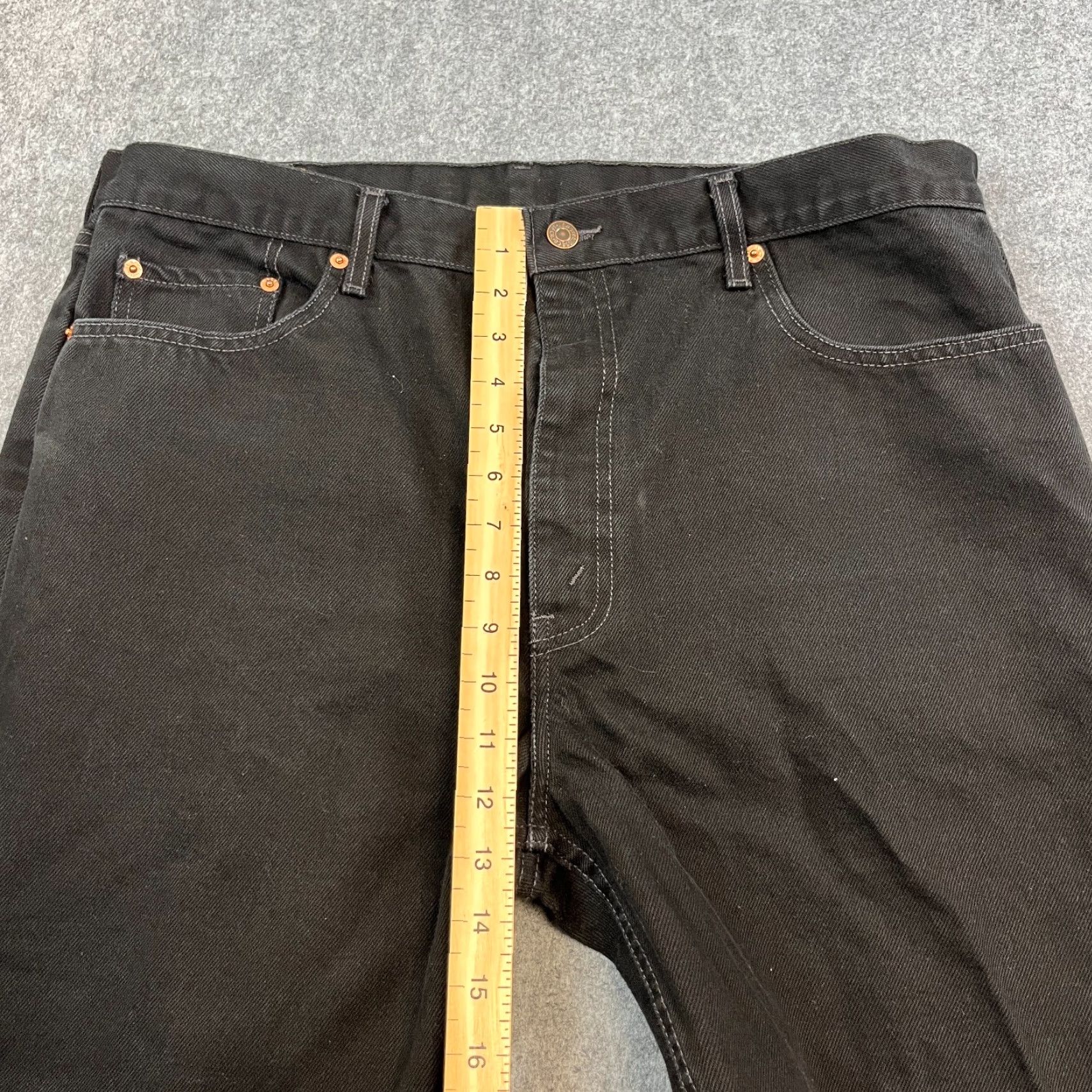 Levi's Vintage Levi's Levi 's 615 Jeans Straight 36 30 Black 90s Orange Tab Zip Fly Cotton Denim Mens Jeans 90s Theme Mens Size US 36 / EU 52 - 5 Thumbnail