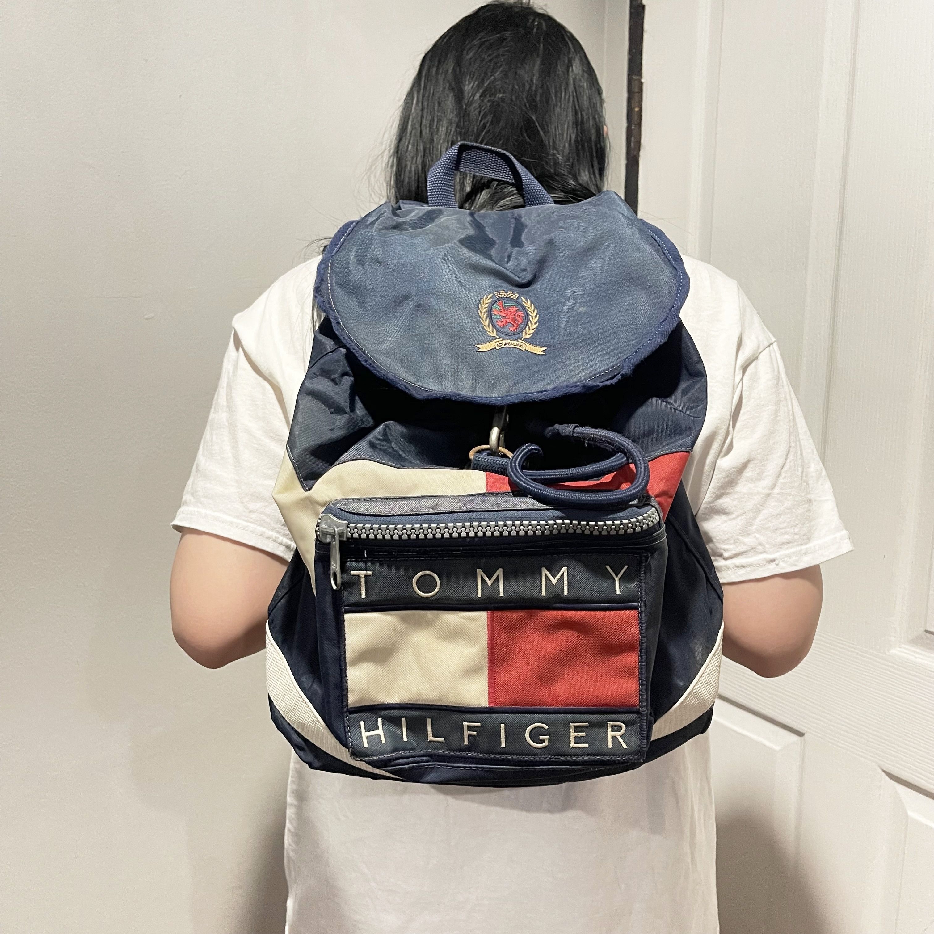 Tommy Hilfiger Vintage 90s Tommy Hilfiger Backpack Size ONE SIZE - 1 Thumbnail