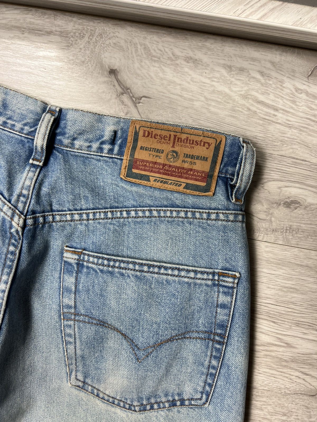Diesel × Vintage Vintage Diesel Blue Straight Jeans / Denim Pants Size US 32 / EU 48 - 15 Thumbnail