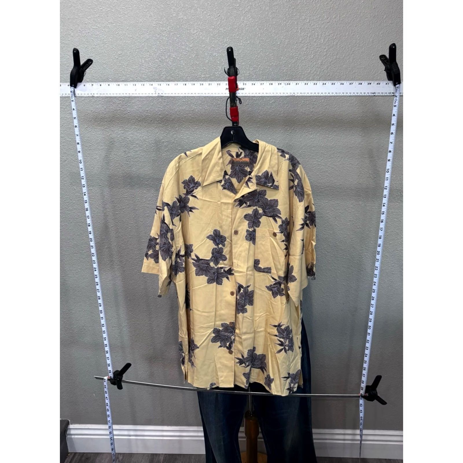 Vintage Bobby Chan Silk Bold Floral Short Sleeve Shirt Hawaiian XL Mens Size US XL / EU 56 / 4 - 2 Thumbnail
