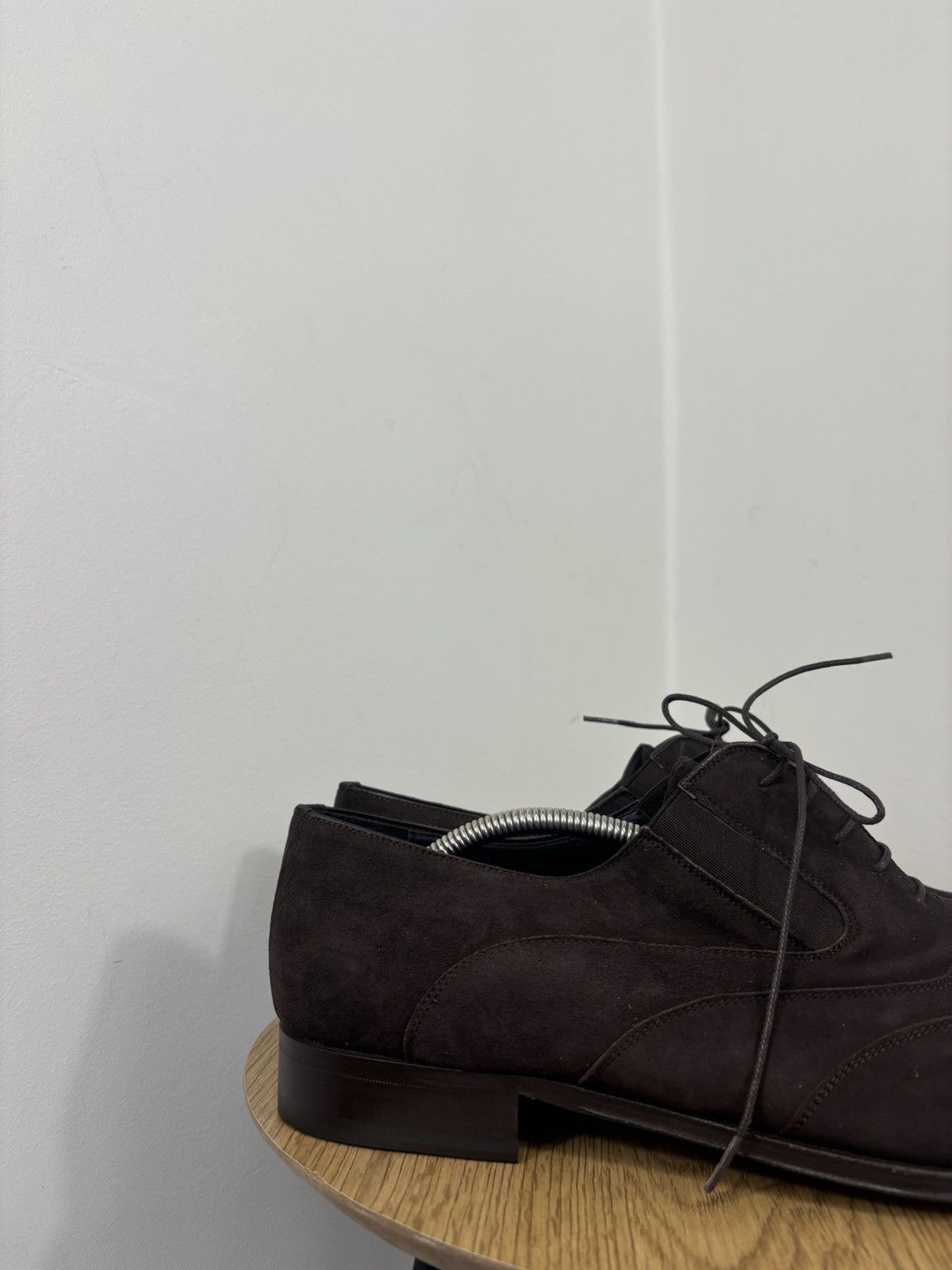 Mezlan Mezlan Hoffman Men’s NEW Brown Suede Leather Dress Shoes Size US 14 / EU 47 - 5 Thumbnail