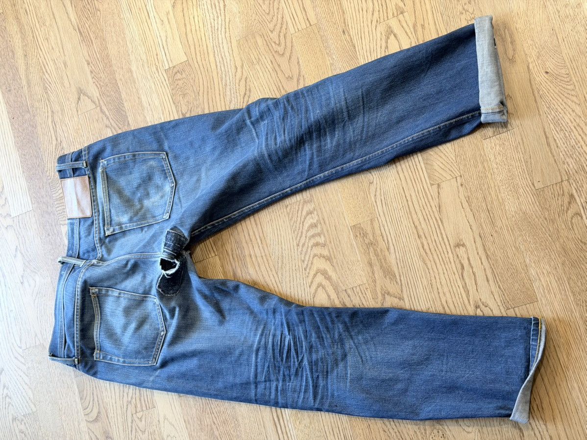 The Unbranded Brand Unbranded Brand True Blue 13 oz Tapered Denim Size US 34 / EU 50 - 2 Thumbnail
