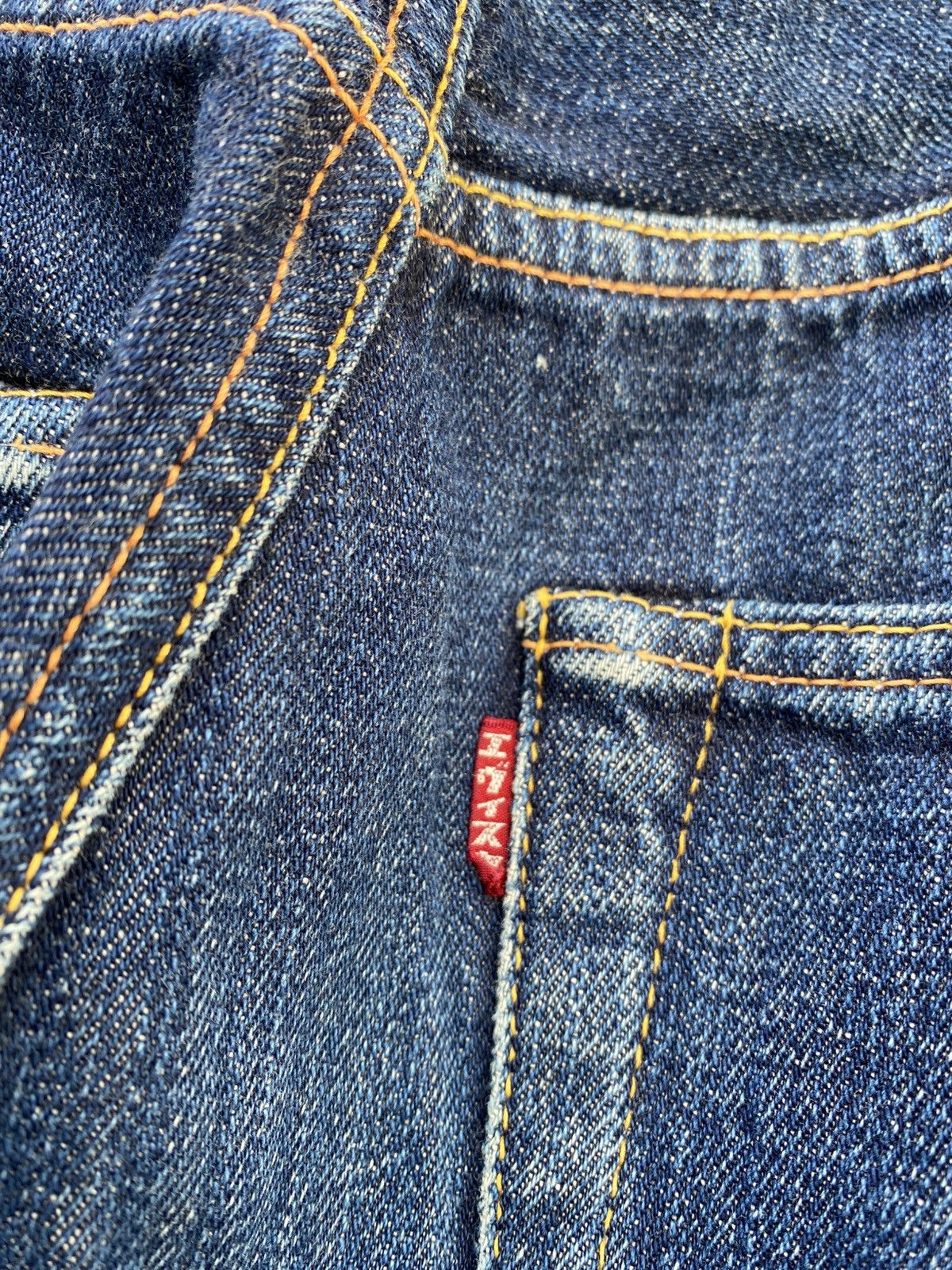 Japanese Brand W34x30 Vintage evisu yamane redline made in JAPAN Size US 34 / EU 50 - 6 Thumbnail