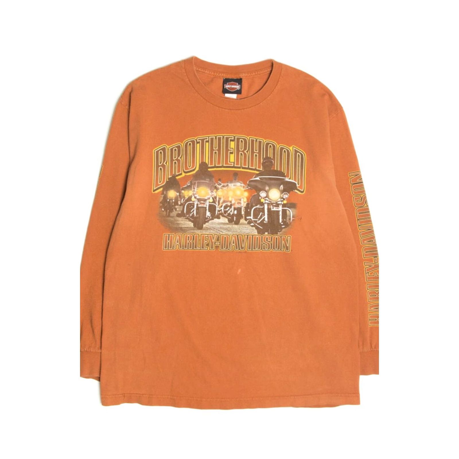 Harley Davidson VINTAGE Harley-Davidson T-Shirt Pig Trail Arkansas Large Pumpkin 2010s Mens Size US L / EU 52-54 / 3 - 2 Thumbnail