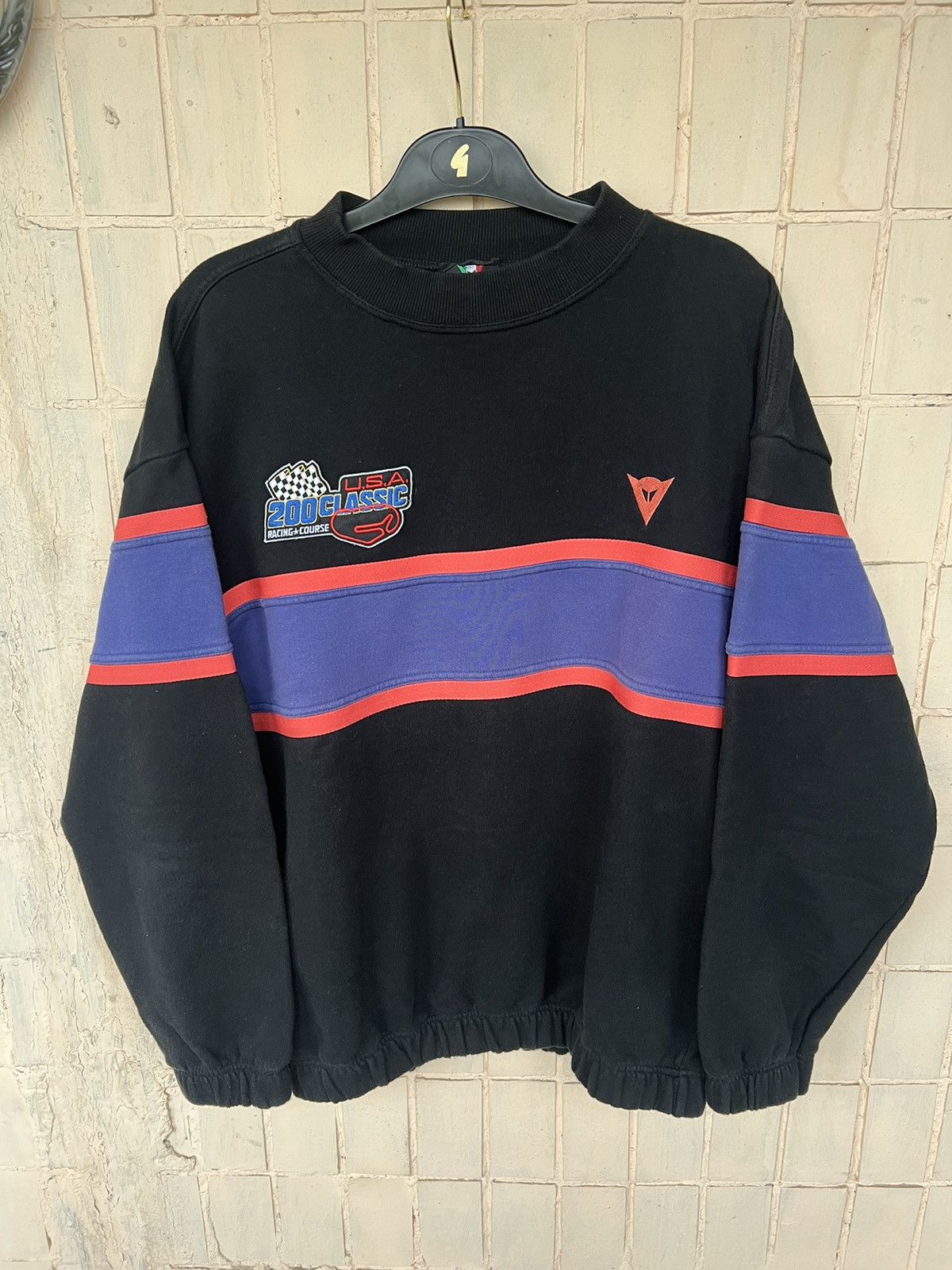 Dainese Vintage Dainese Moto Racing Course Sweatshirt USA Style Size US M / EU 48-50 / 2 - 3 Thumbnail