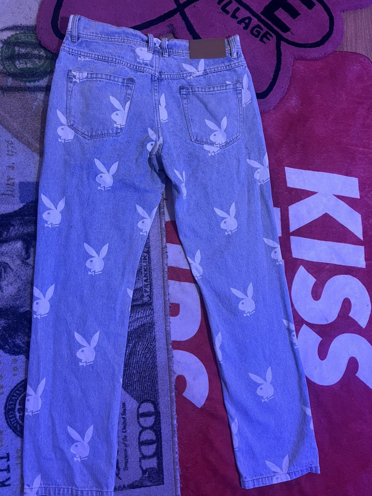 Other Playboy logo printed all over jeans Size US 33 - 3 Thumbnail