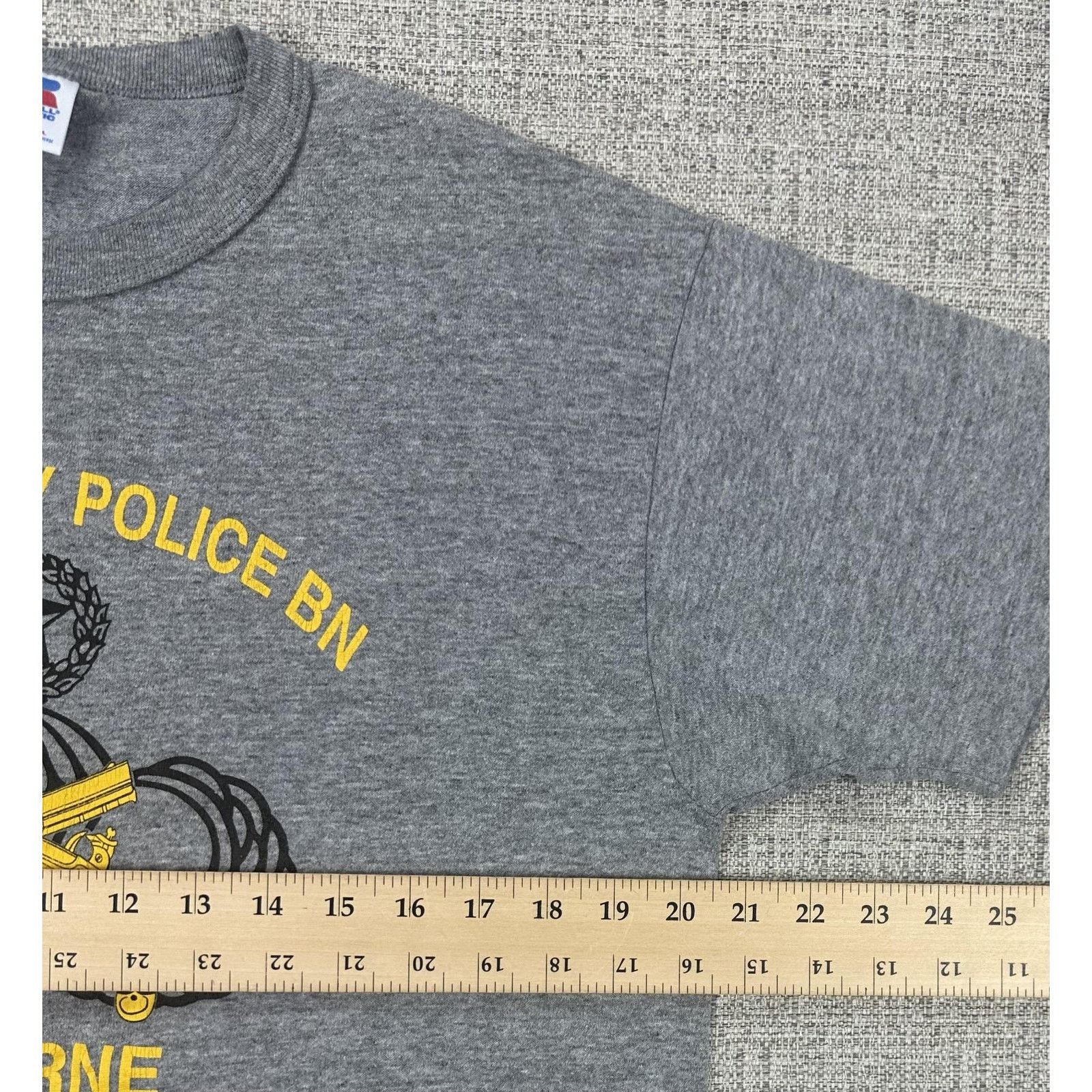 Russell Athletic 503d Military Police Shirt Sz L Gray Airborne Army Russell Size US L / EU 52-54 / 3 - 3 Thumbnail