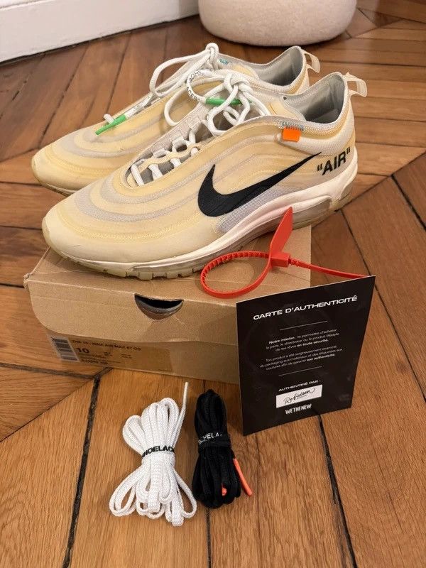 Nike × Off-White Nike Air Max Ten Off white 97 Size US 10 / EU 43 - 1 Thumbnail