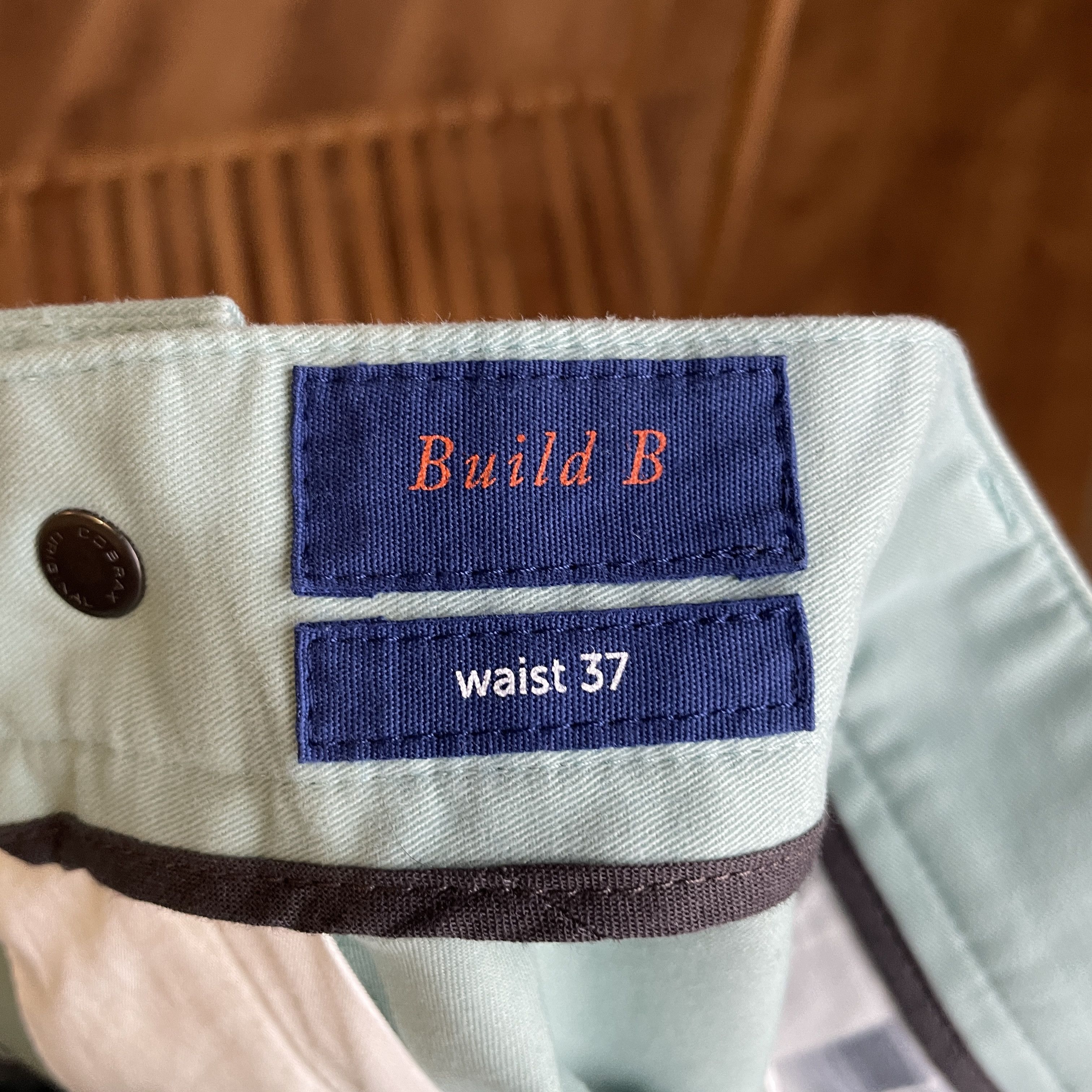 SPOKE BNWT Spoke Buld B Turquoise Chino Trousers Size 37x34 Size US 37 - 7 Thumbnail
