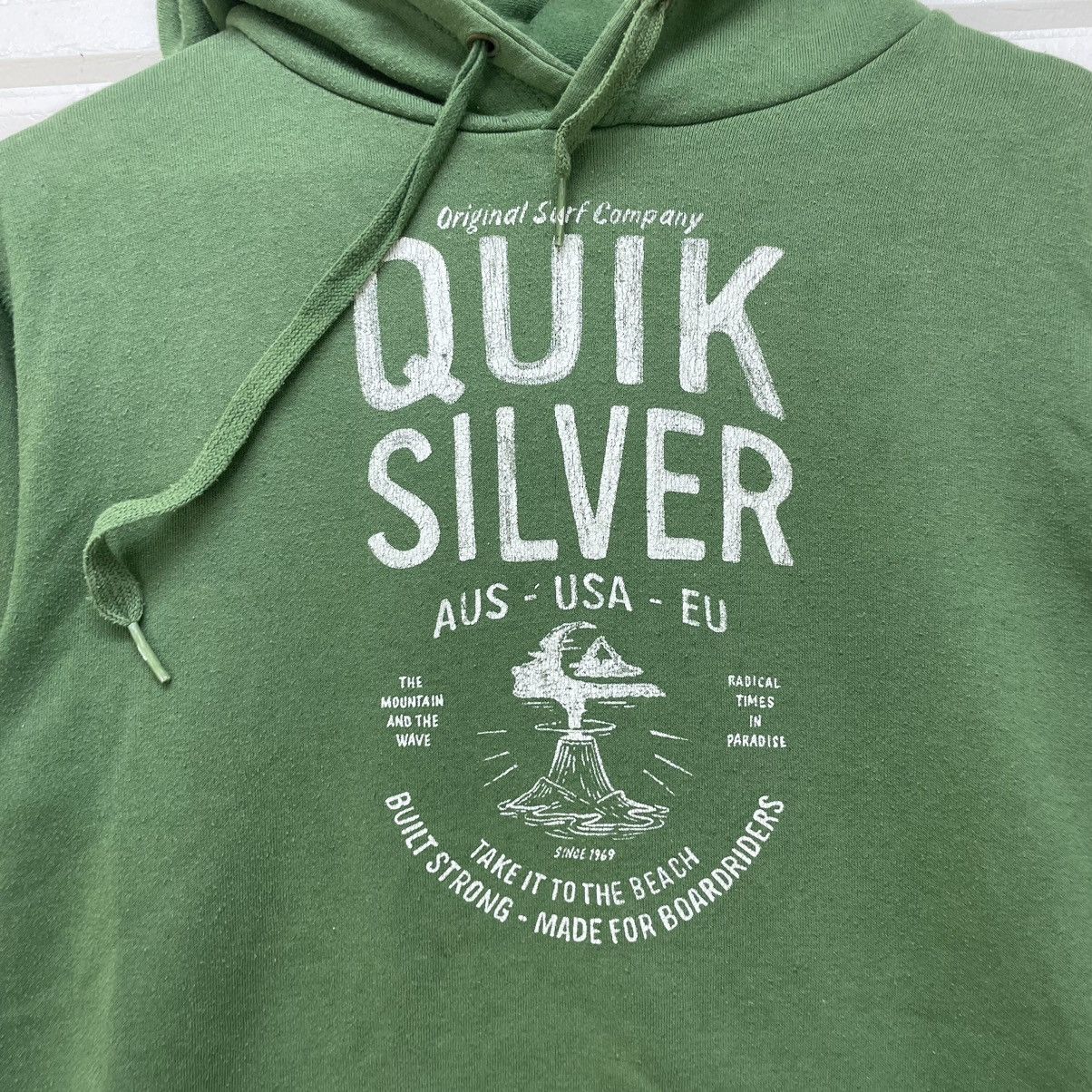 Quiksilver 💥Streetwear Quiksilver Hooded Pullover Jacket Size US M / EU 48-50 / 2 - 3 Thumbnail