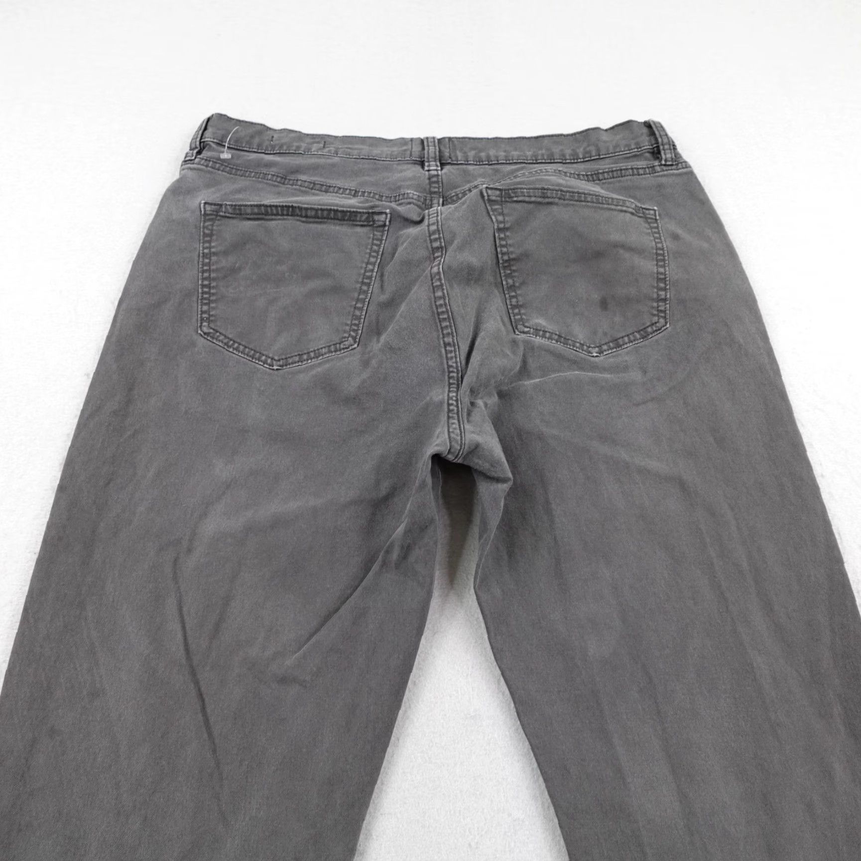 Flint And Tinder Flint And Tinder Pants Mens 34x34 Gray Tapered Fit Stretch 5 Pocket Chino Work Size US 34 / EU 50 - 5 Thumbnail
