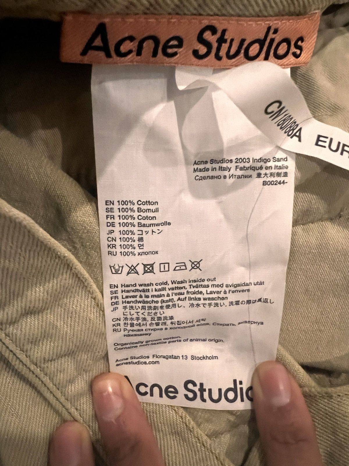 Acne Studios Acne studios cream yellow wash denim Size US 32 / EU 48 - 4 Thumbnail