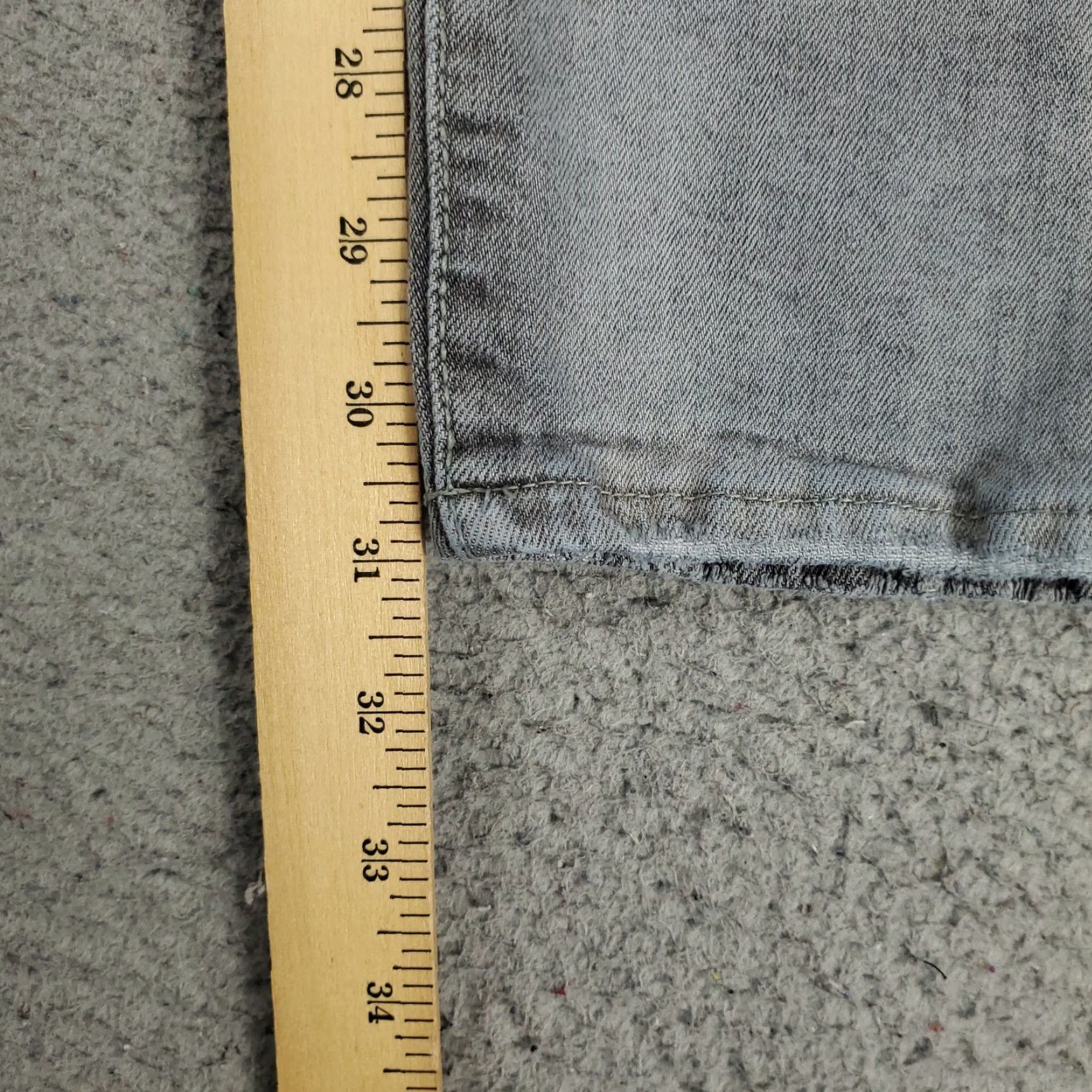 Jordan Craig Jordan Craig Jeans Men's 40x32 Gray Stretch Straight Denim Pants Size US 40 / EU 56 - 6 Thumbnail
