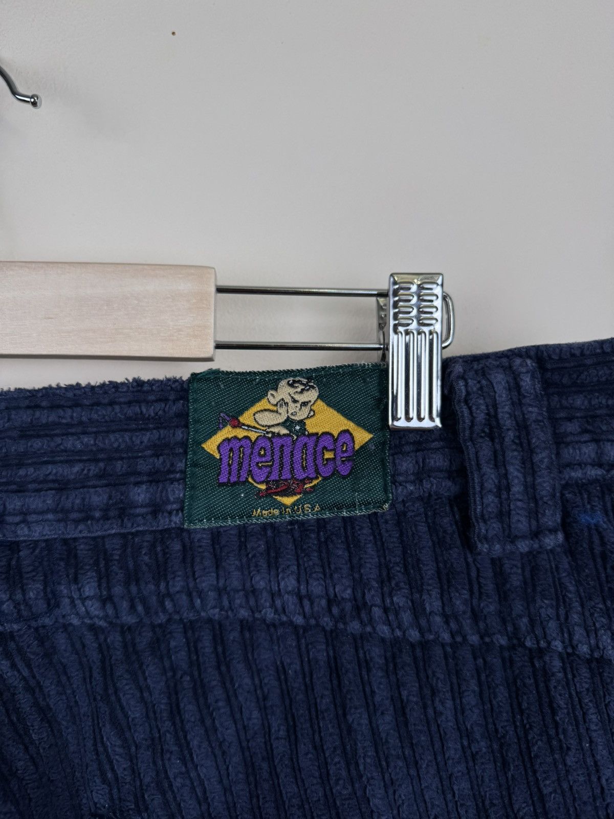 Menace Vintage 90s Menace Pants USA Skateboard Corduroy 34 Purple Size US 34 / EU 50 - 11 Thumbnail