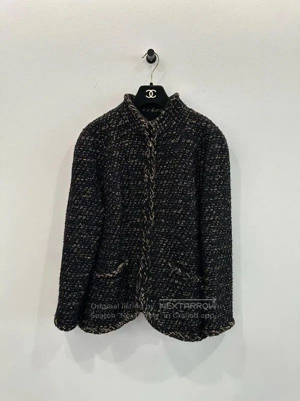 Chanel Chanel Black Wool Oversized Coat . Size XL / US 12-14 / IT 48-50 - 1 Thumbnail