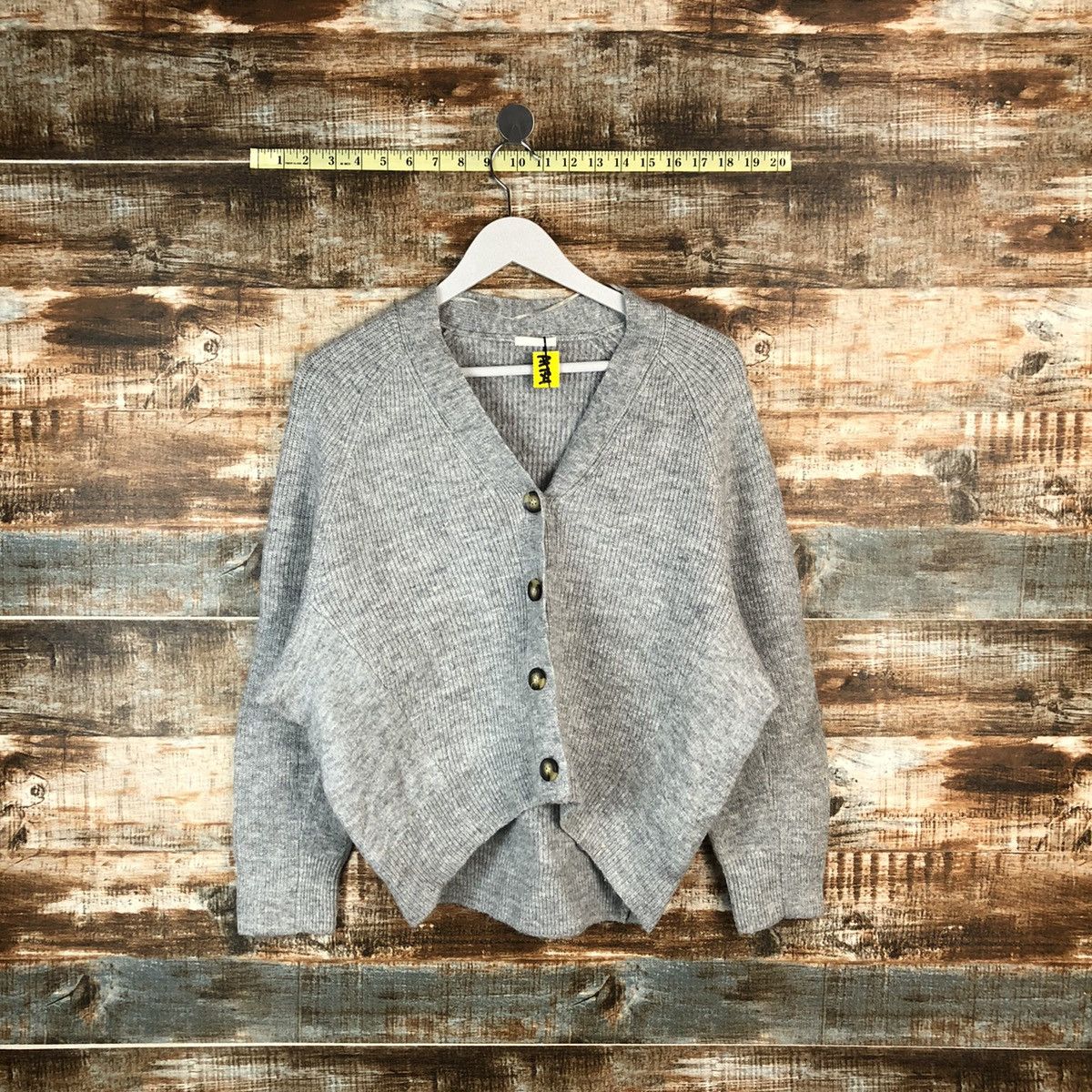 GU GU japan grey Cardigan Knitwear #A1734 Size M / US 6-8 / IT 42-44 - 1 Thumbnail